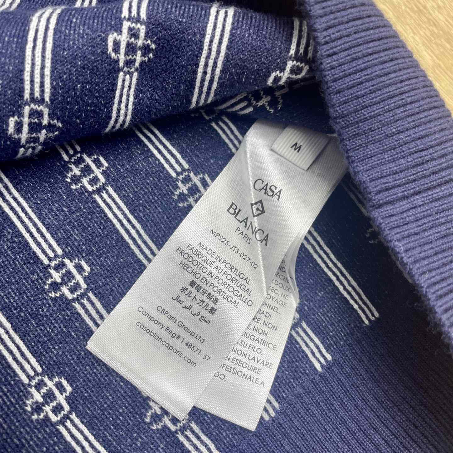 Casablanca Monogram Polo Shirt    D0112 - DesignerGu