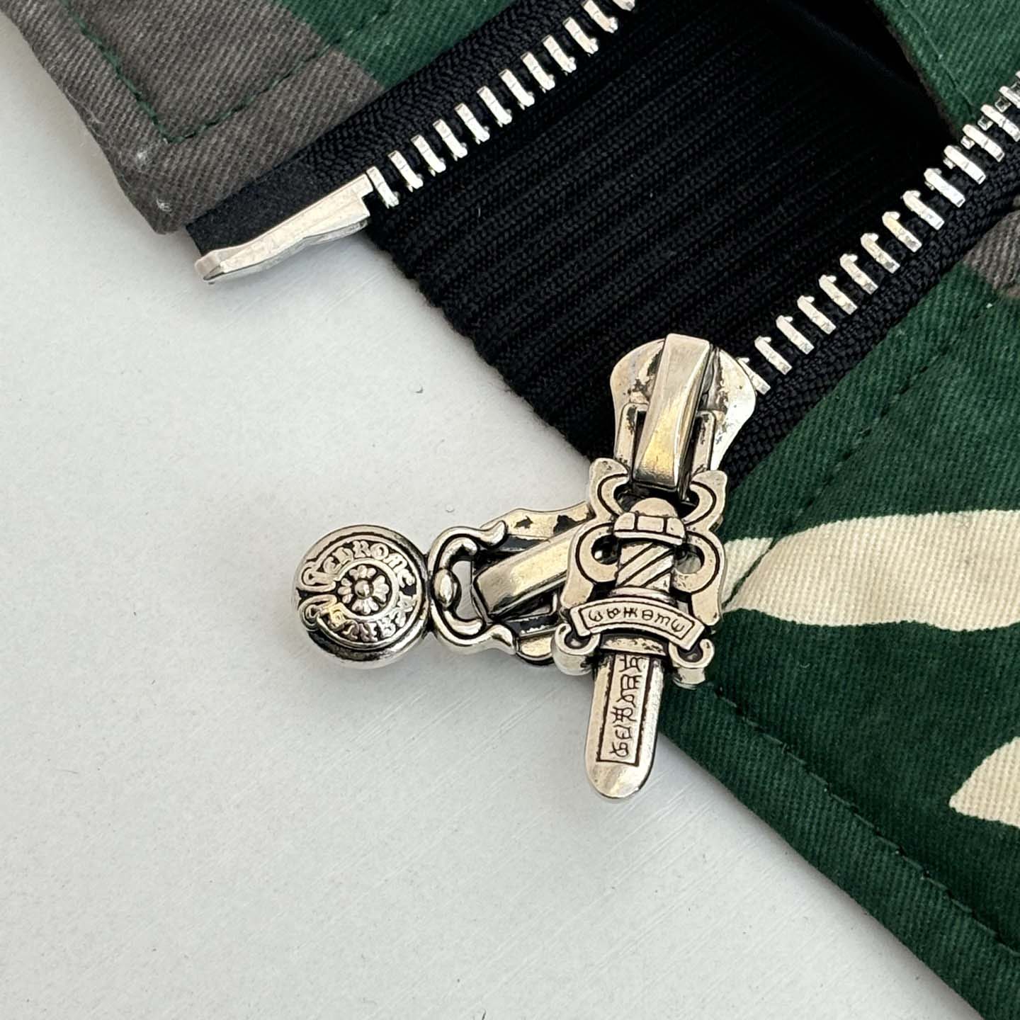 Chrome Hearts Matty Boy Desert Camouflage Sex Records Bomber Jacket - DesignerGu