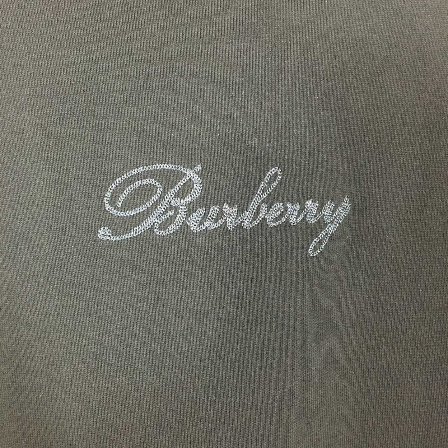 Burberry Check Cursive Logo Cotton T-shirt - DesignerGu