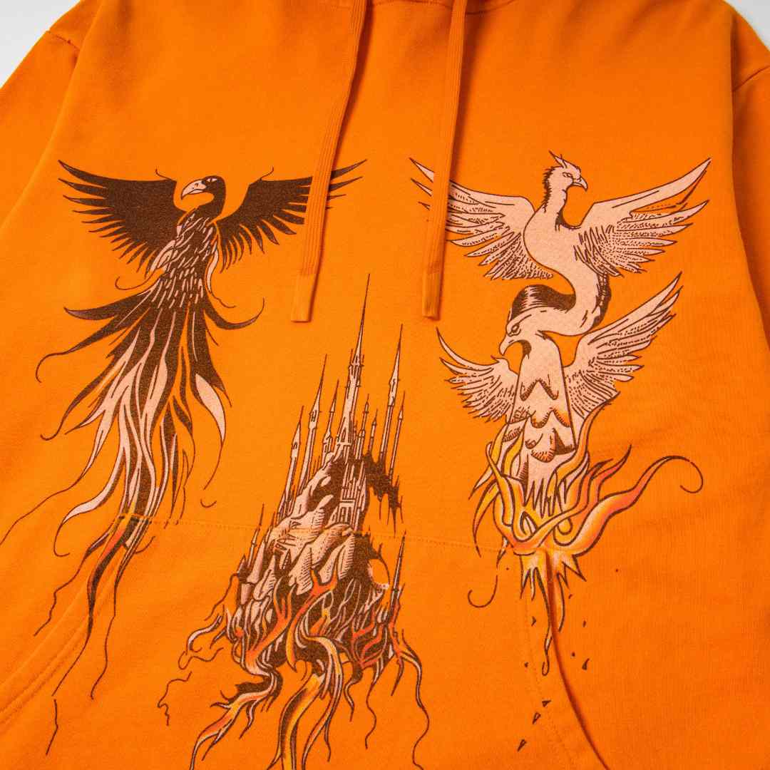 Who Decides War Nefarious Bird-print Hoodie - DesignerGu