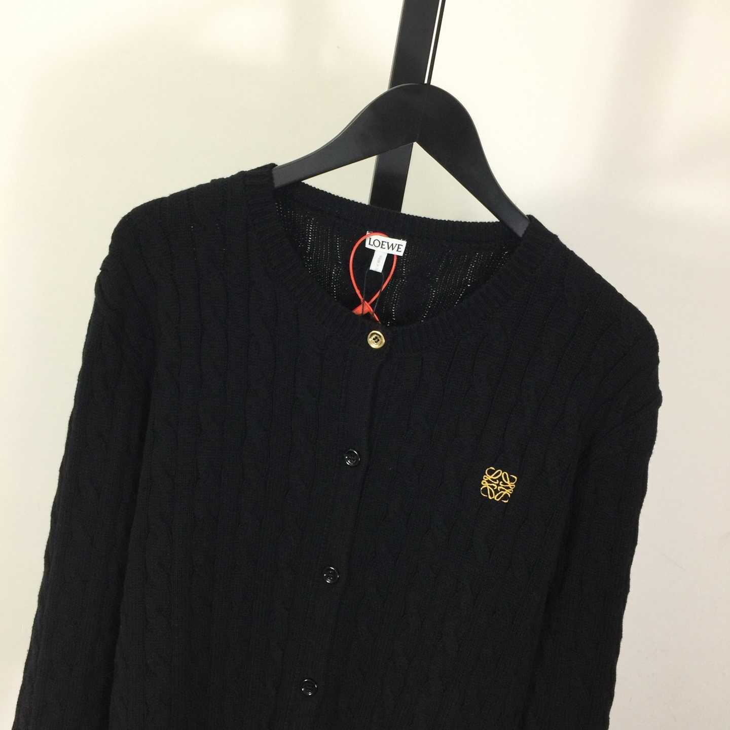 Loewe Cardigan In Cotton - DesignerGu