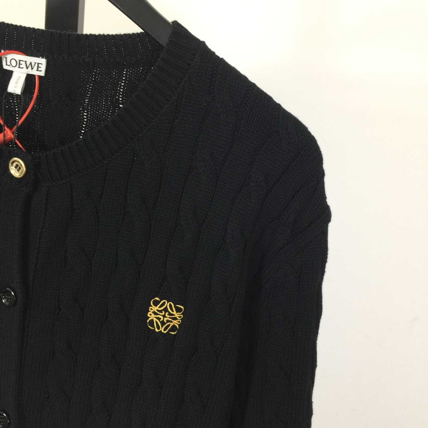 Loewe Cardigan In Cotton - DesignerGu