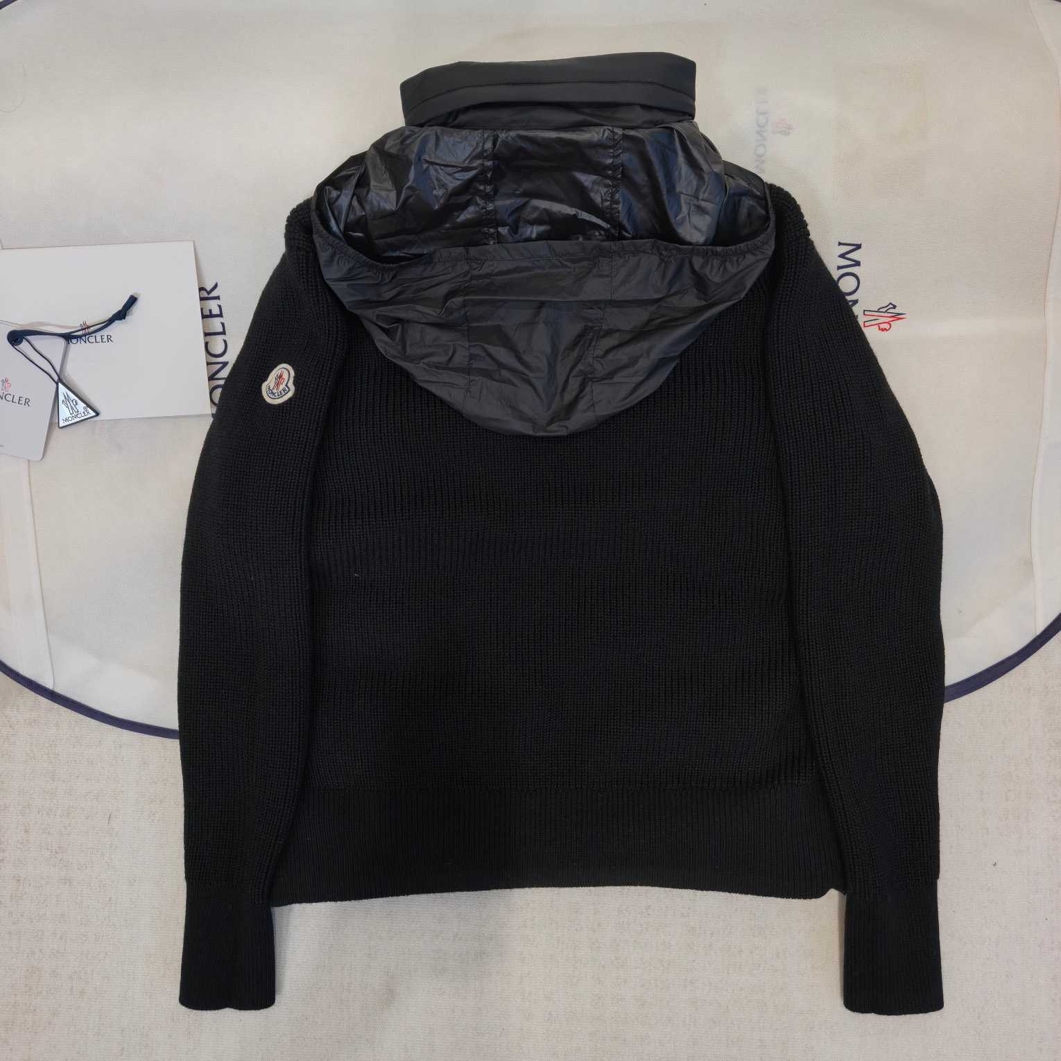 Moncler Padded Wool & Cashmere Zip-Up Cardigan - DesignerGu