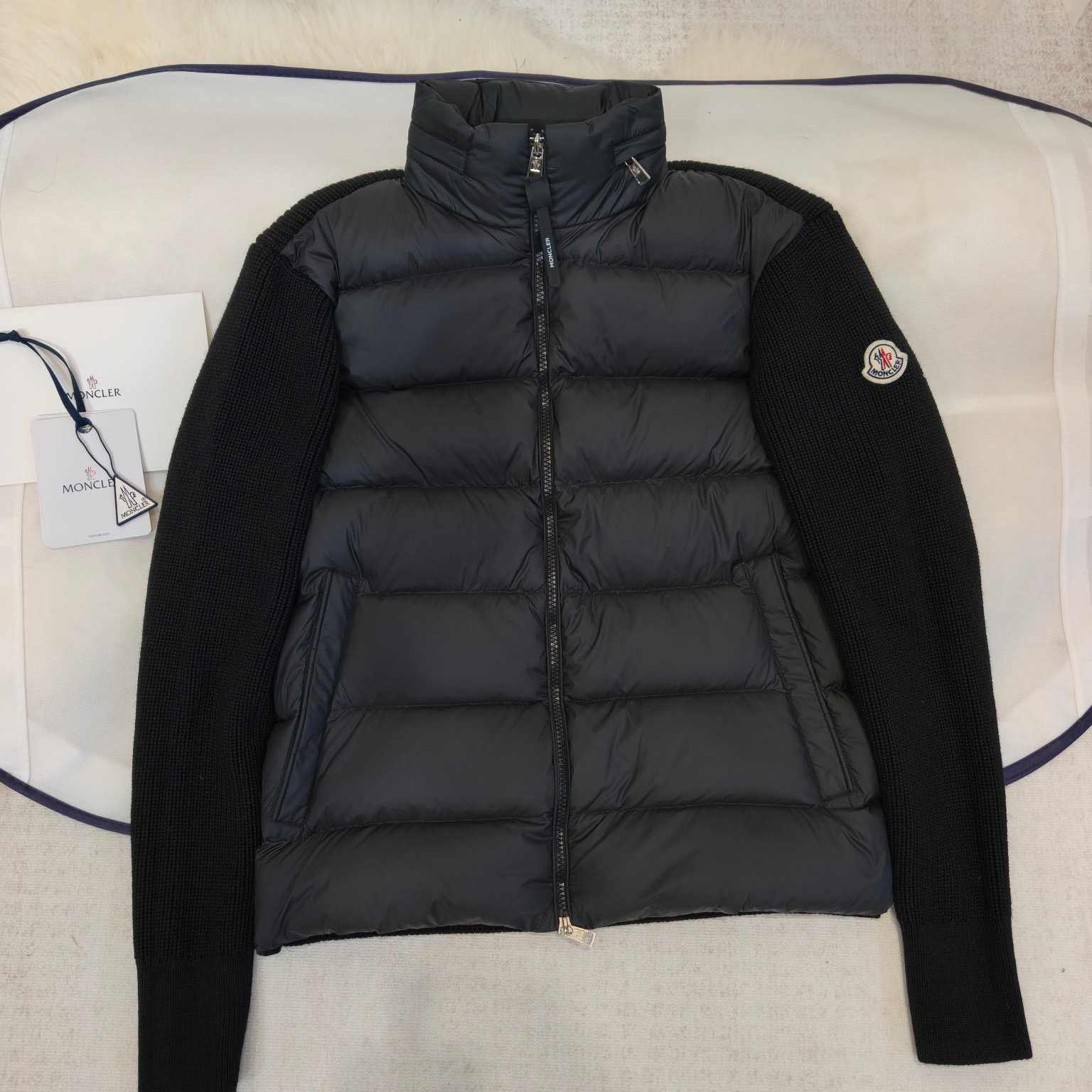 Moncler Padded Wool & Cashmere Zip-Up Cardigan - DesignerGu