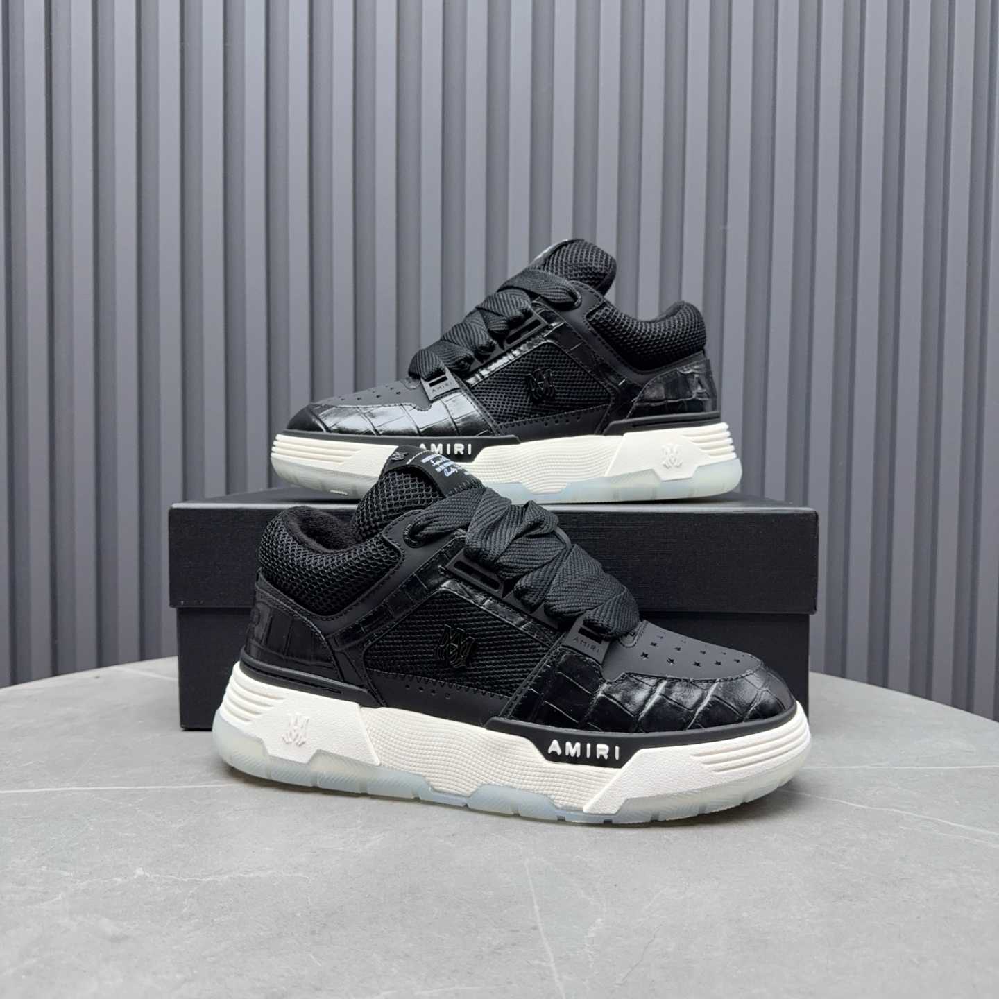 Amiri Croc Debossed Ma-1 - DesignerGu