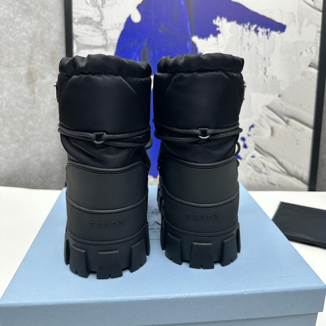 Prada Nylon Gabardine Après-ski Boots - DesignerGu