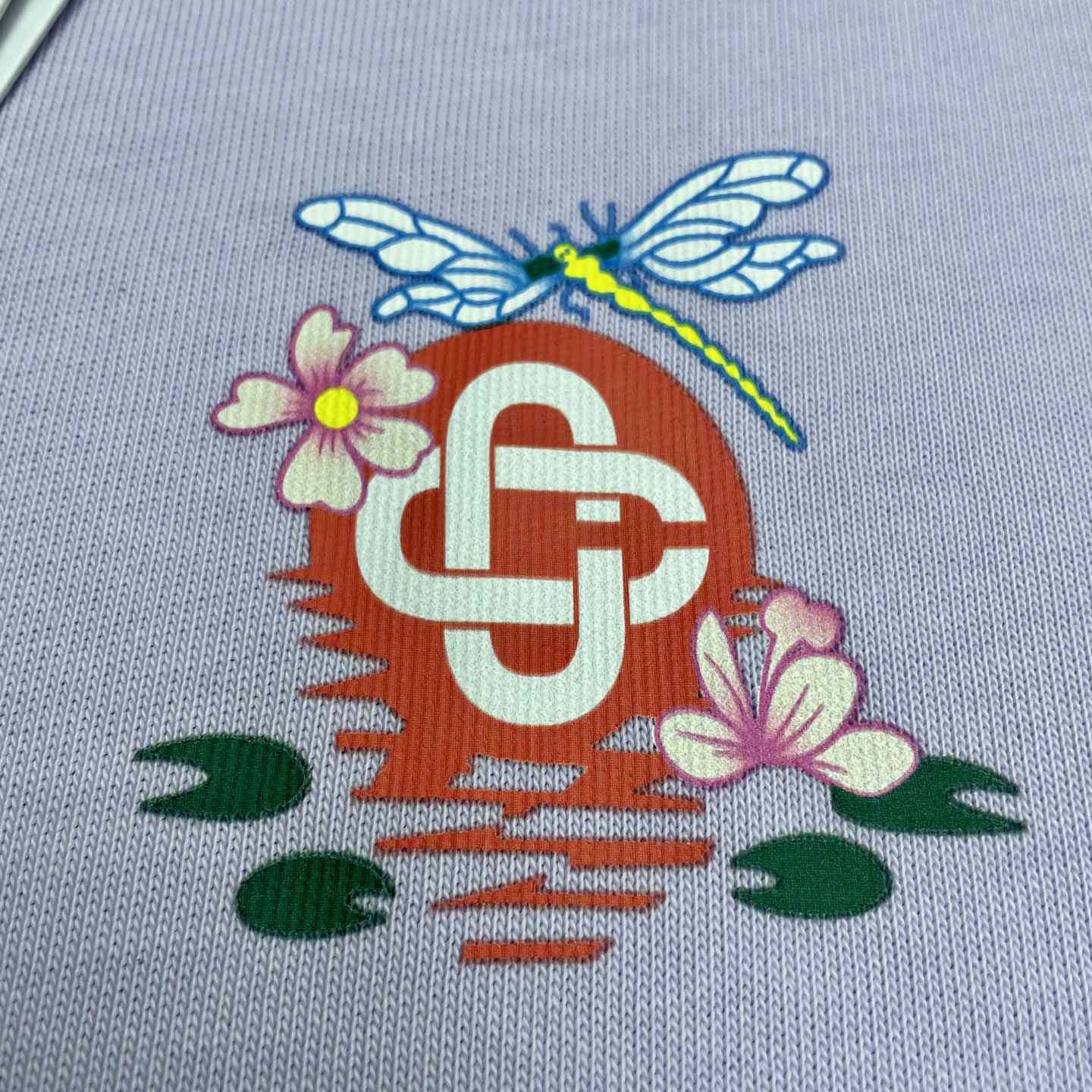 Casablanca Dragonfly Floral T-shirt   C1089 - DesignerGu