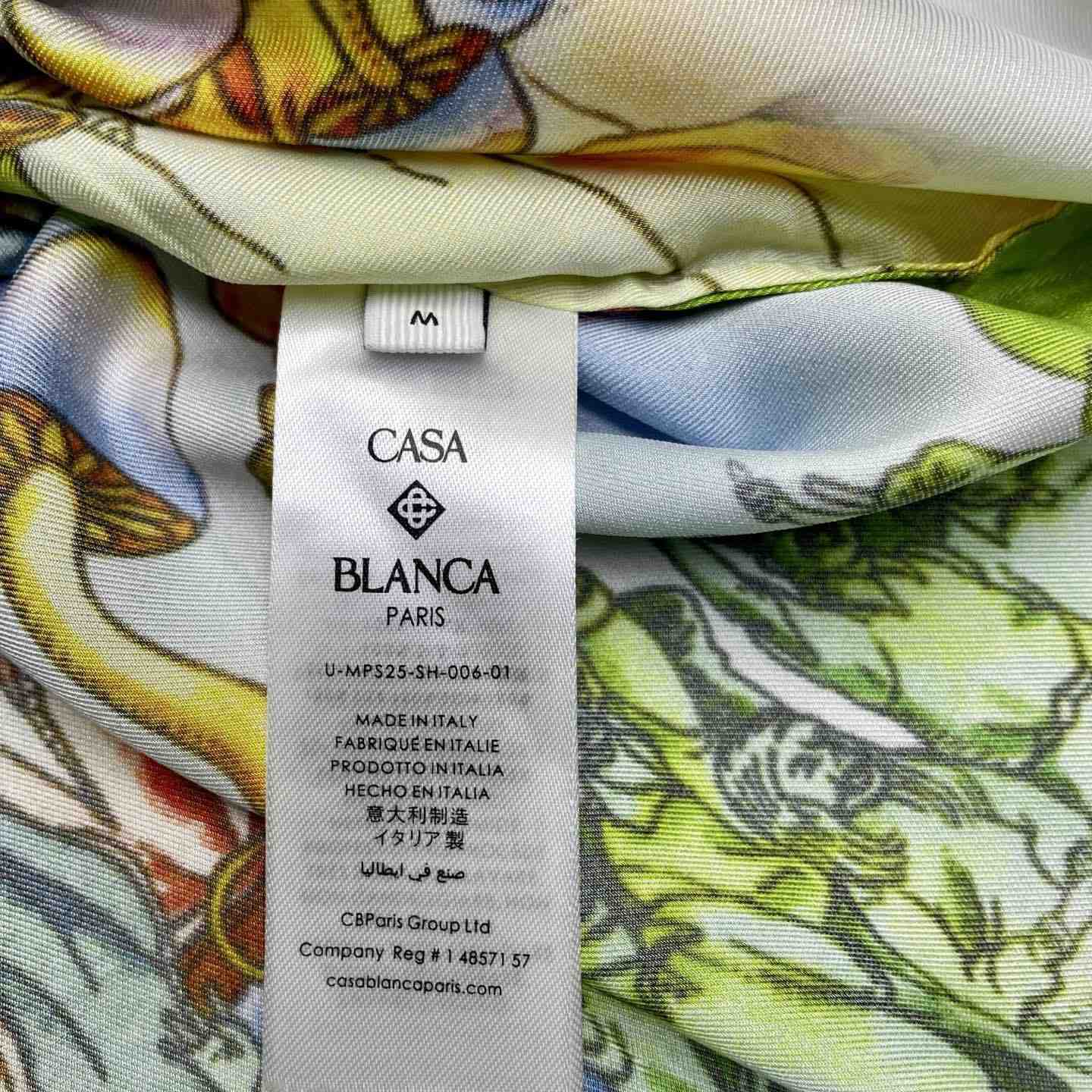 Casablanca La Musique Long Sleeve Silk Shirt   CA3550 - DesignerGu