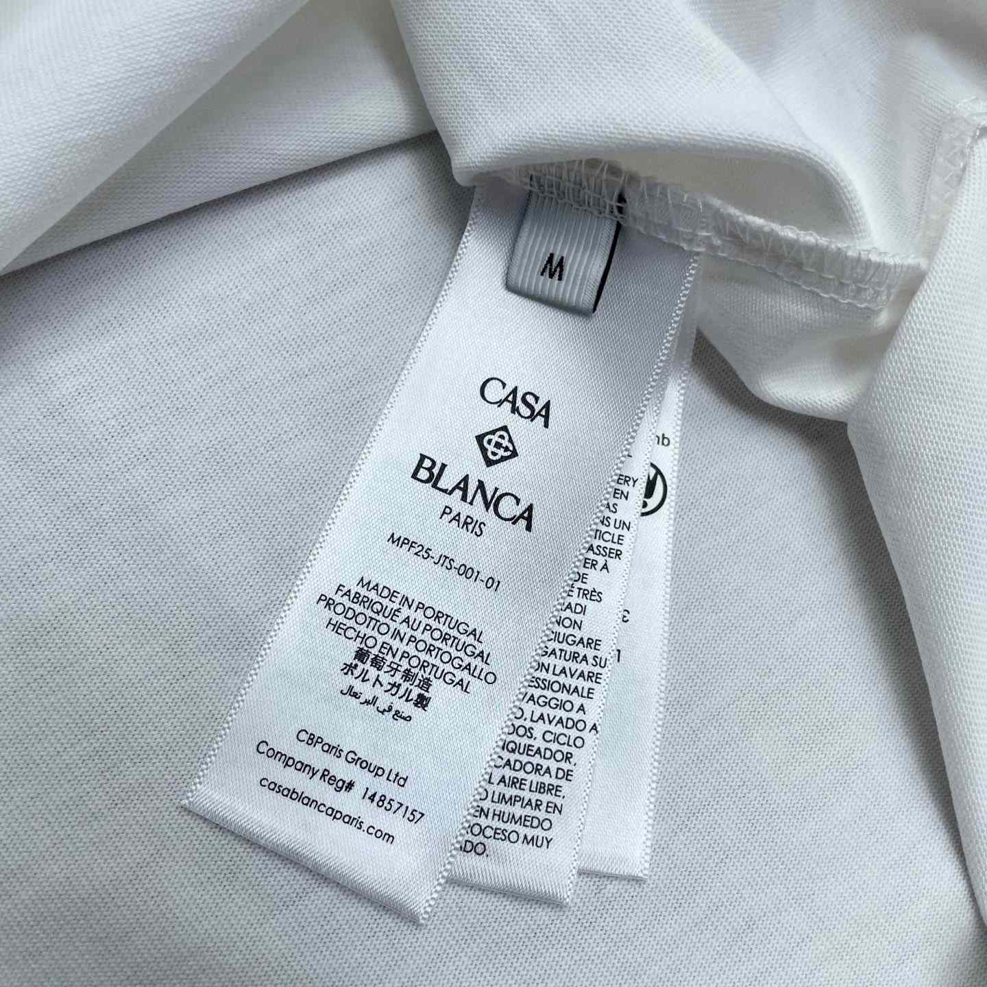 Casablanca Graphic-print Cotton T-shirt    C1100 - DesignerGu