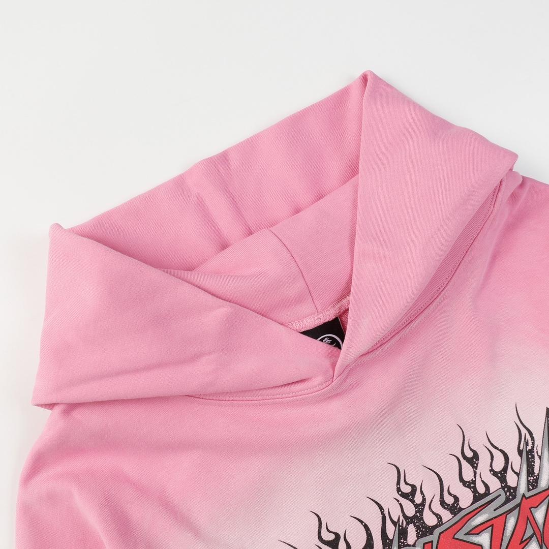 Hellstar Brainwashed Without Brain Hoodie 'Pink' - DesignerGu