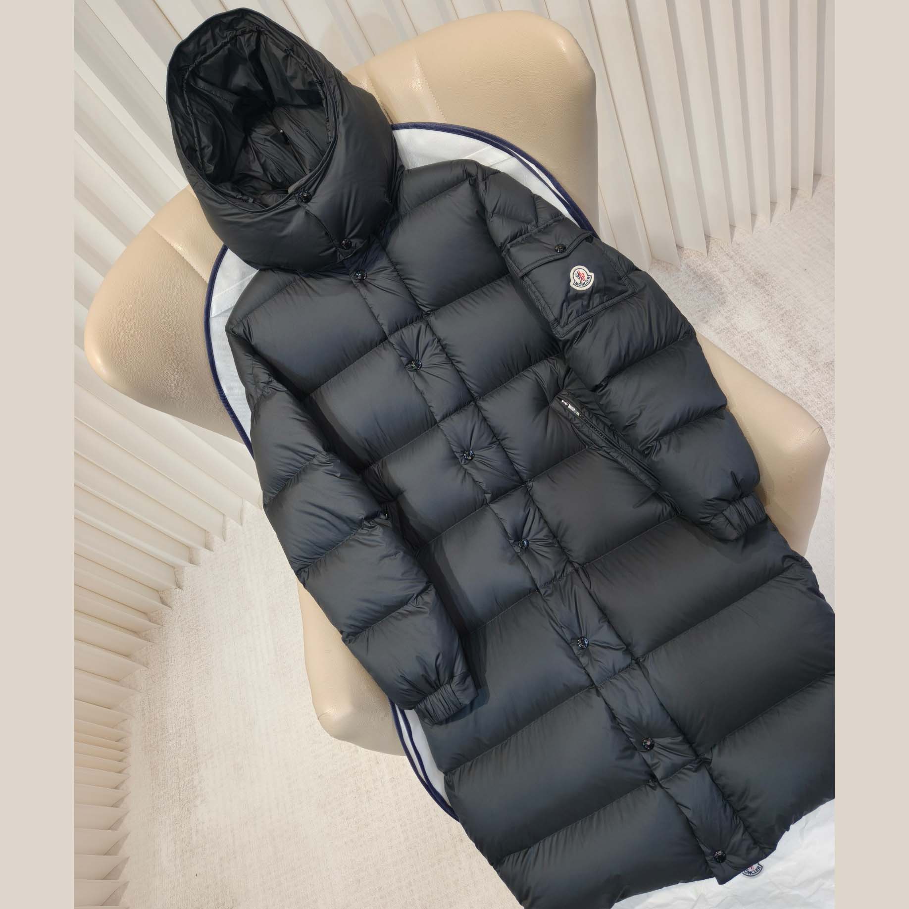 Moncler Hanoverian Hooded Long Down Jacket  - DesignerGu