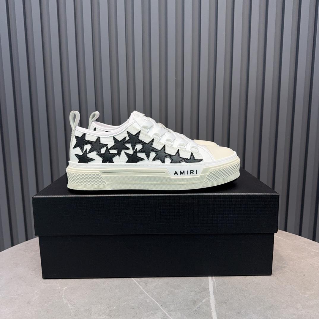 Amiri Stars Court Low-Top Sneakers - DesignerGu