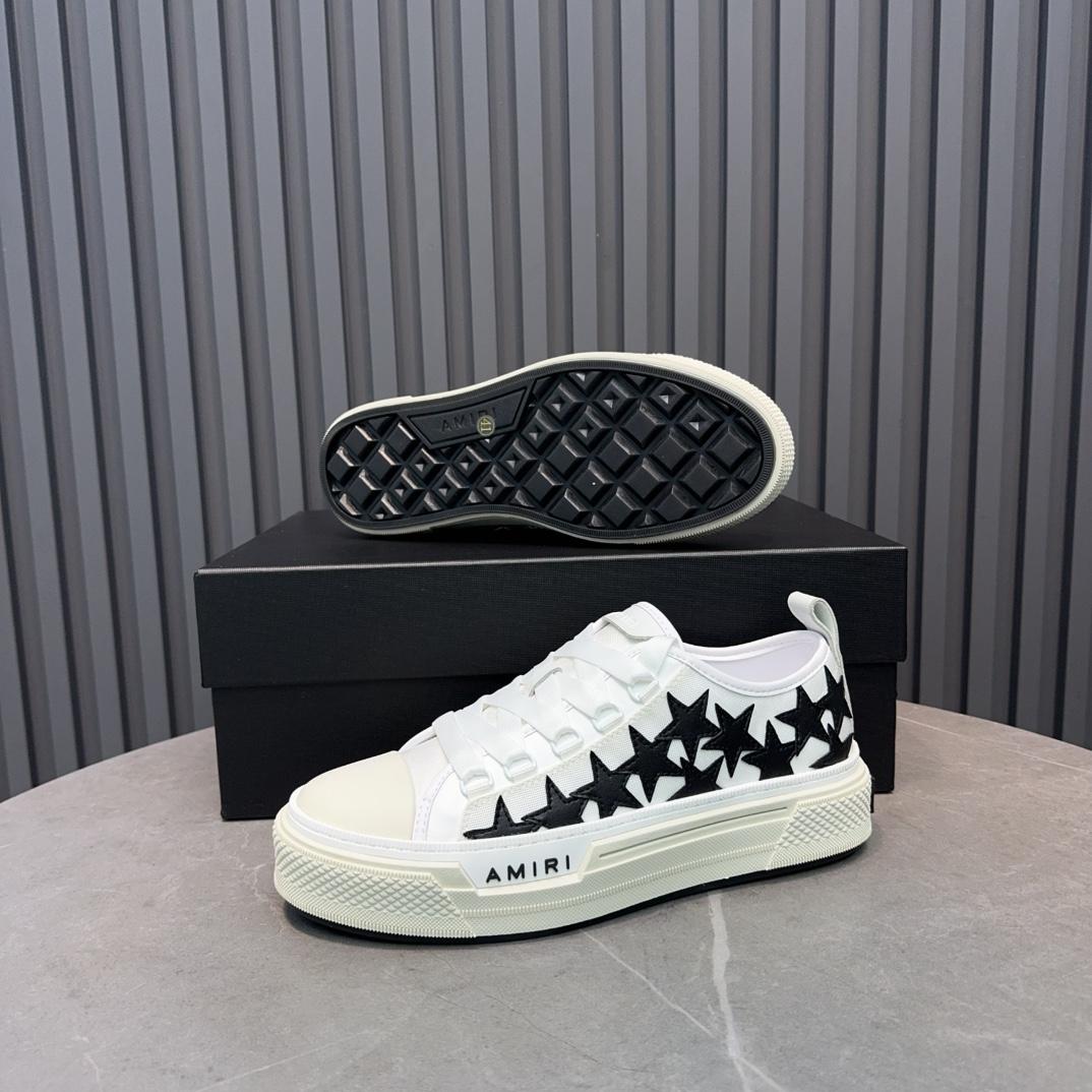 Amiri Stars Court Low-Top Sneakers - DesignerGu