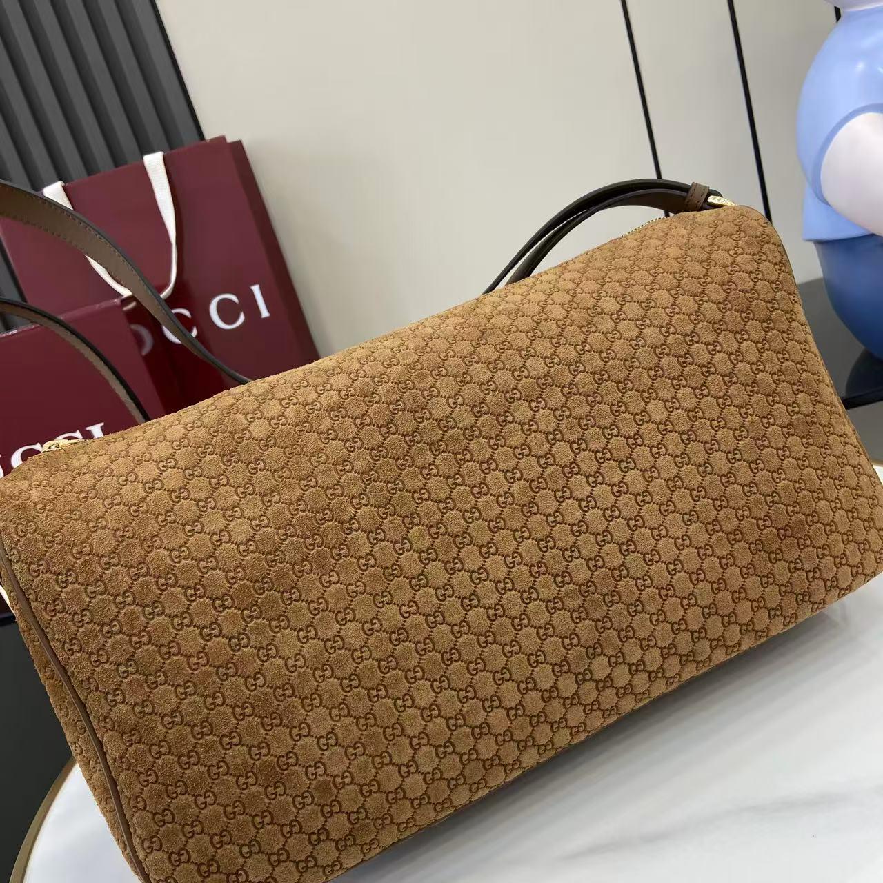 Gucci Half Horsebit Large Shoulder Bag - DesignerGu