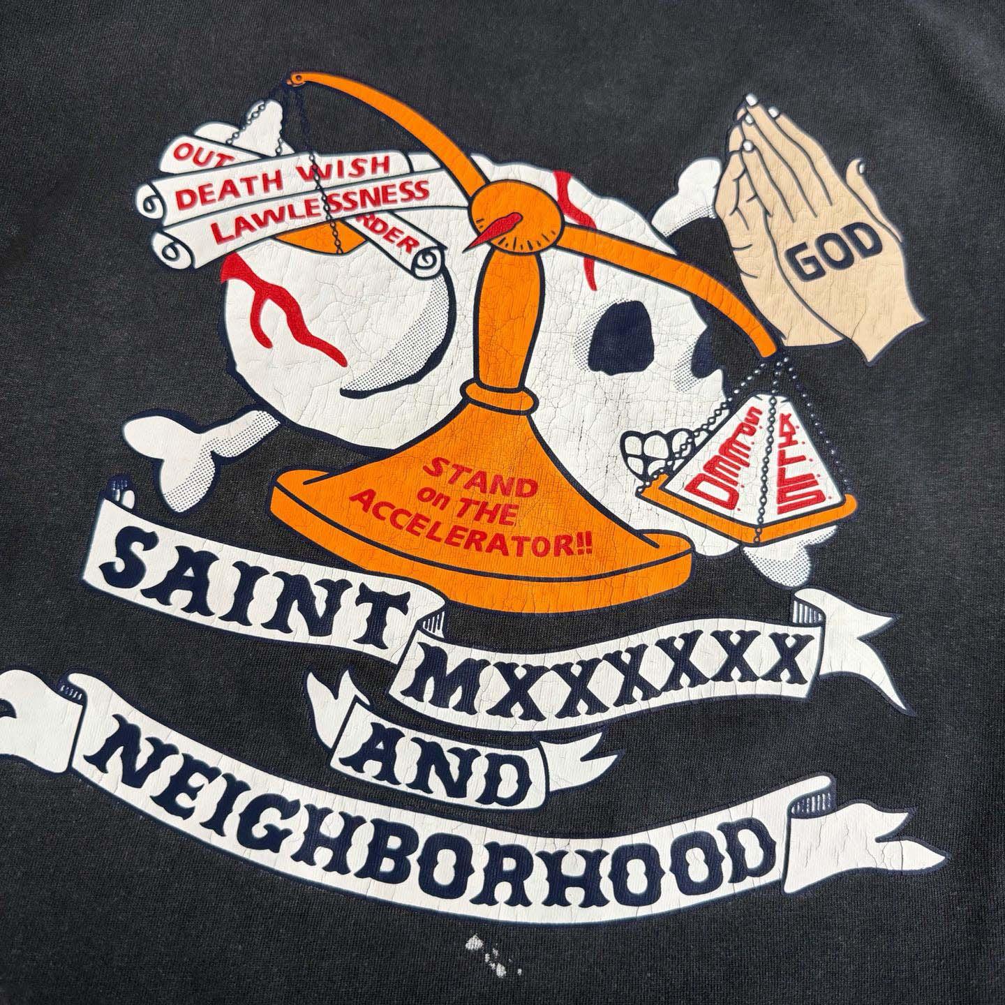 Saint Michael Graphic-print T-shirt - DesignerGu