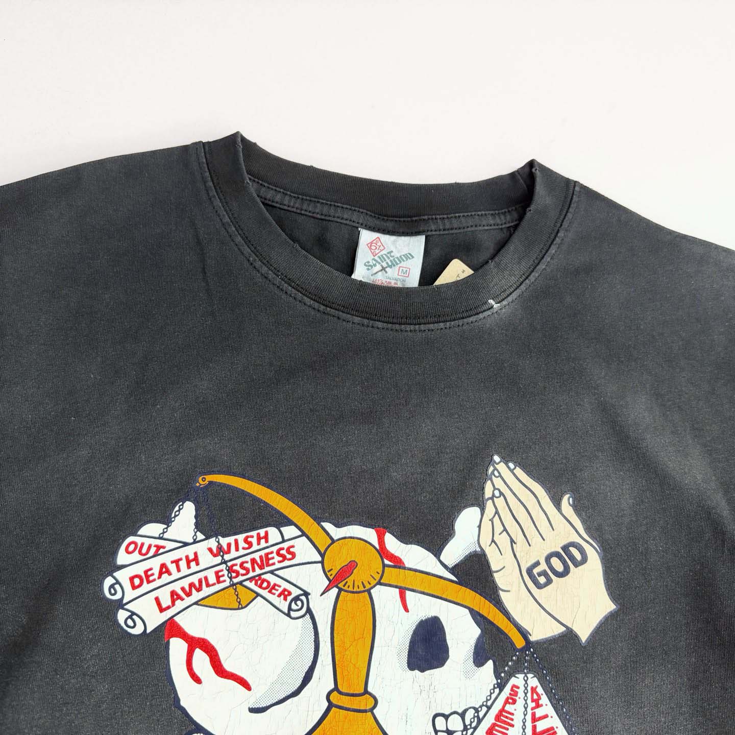 Saint Michael Graphic-print T-shirt - DesignerGu