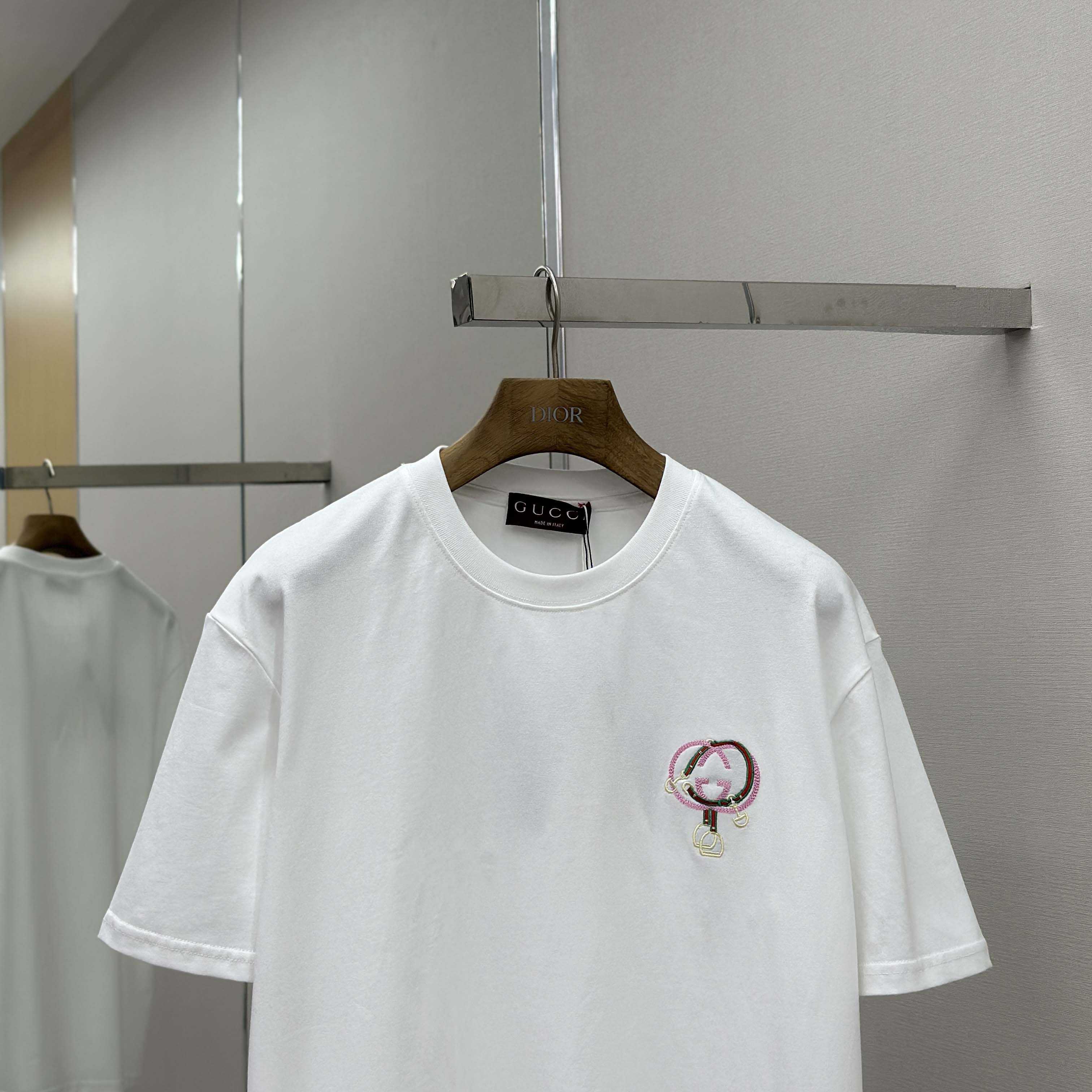 Gucci Cotton Jersey T-shirt With Embroidery - DesignerGu