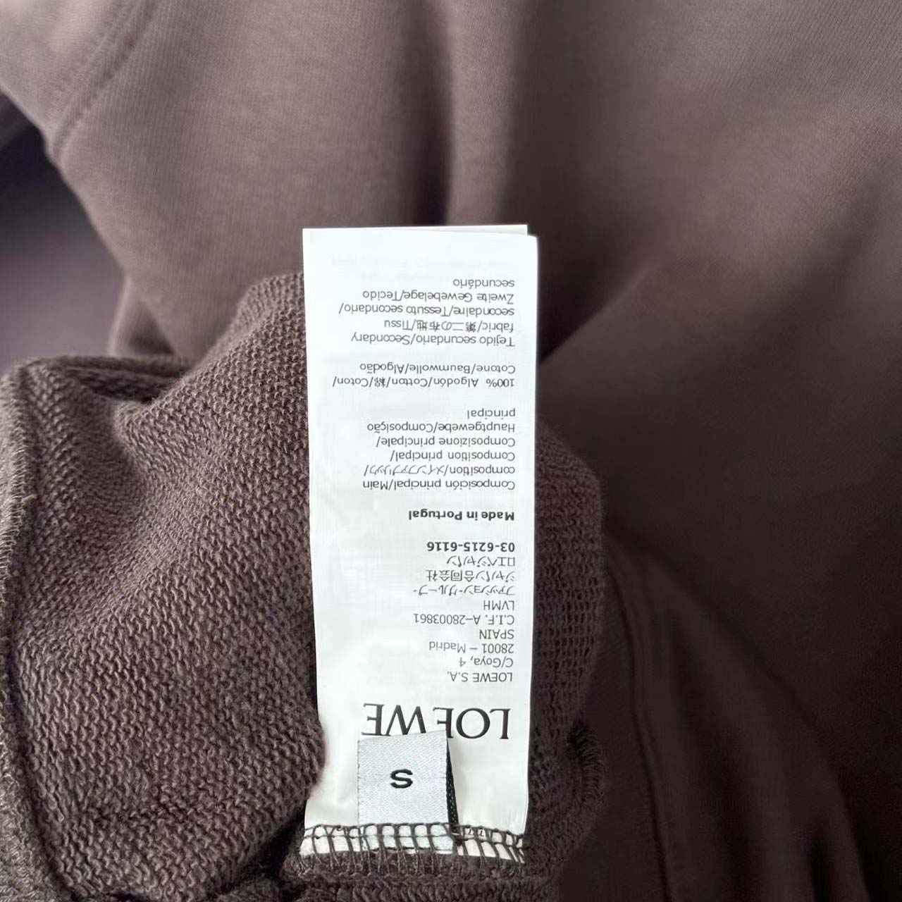 Loewe Zip-up Hoodie In Cotton - DesignerGu