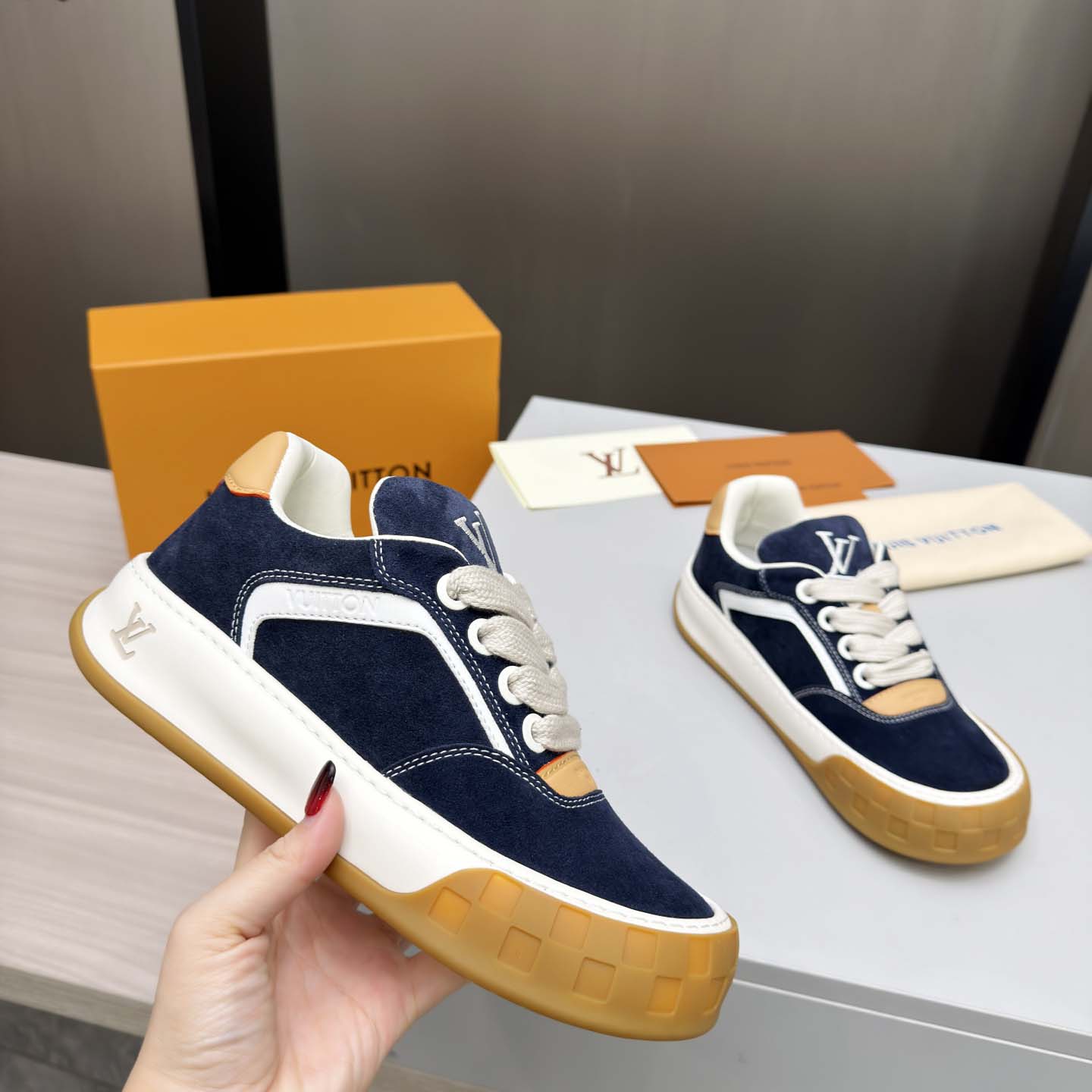 Louis Vuitton LV Tilted Sneaker  - DesignerGu