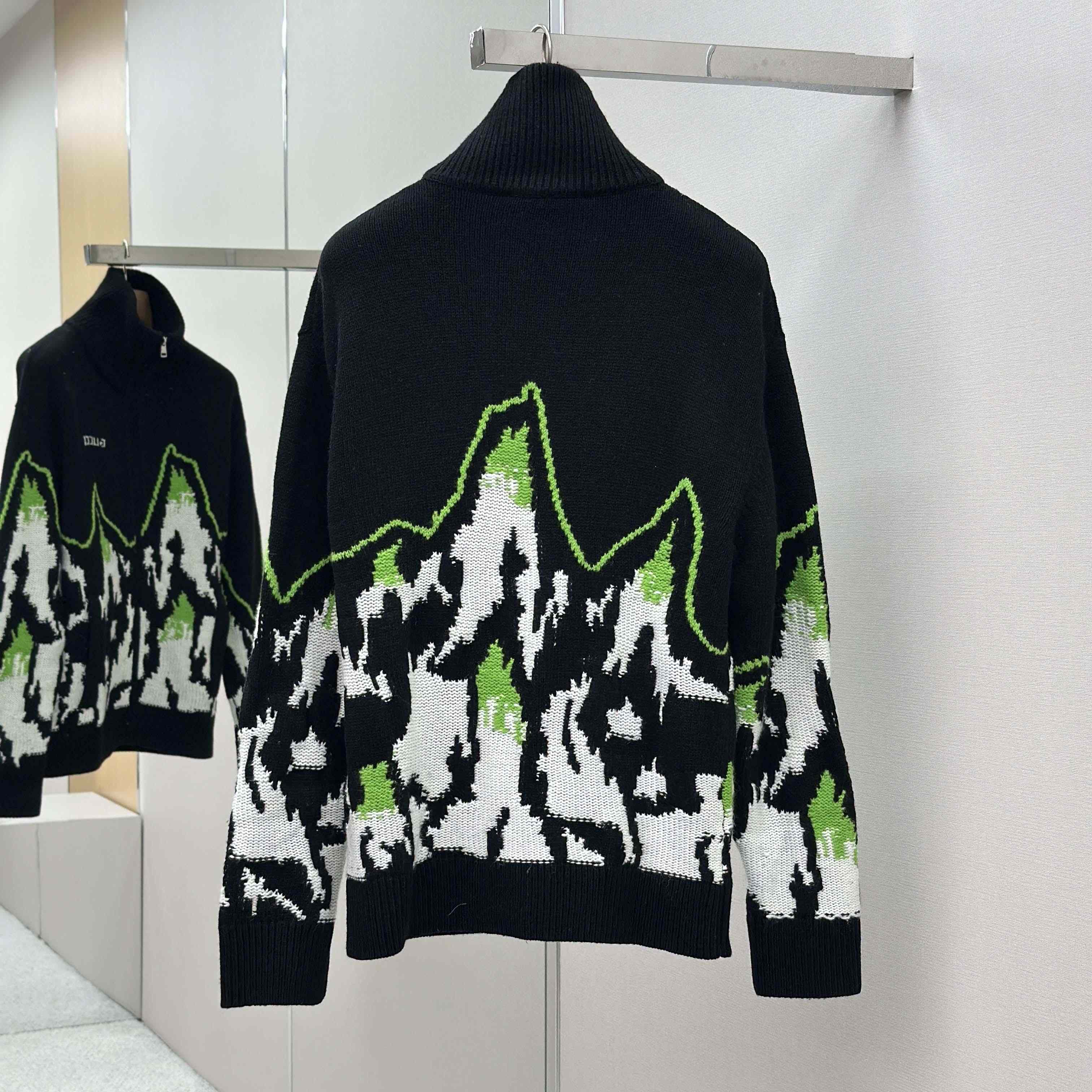 Gucci Wool Jacquard Zip Jacket With Intarsia - DesignerGu