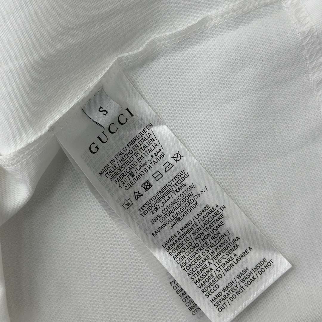 Gucci Cotton Jersey T-shirt With Print - DesignerGu