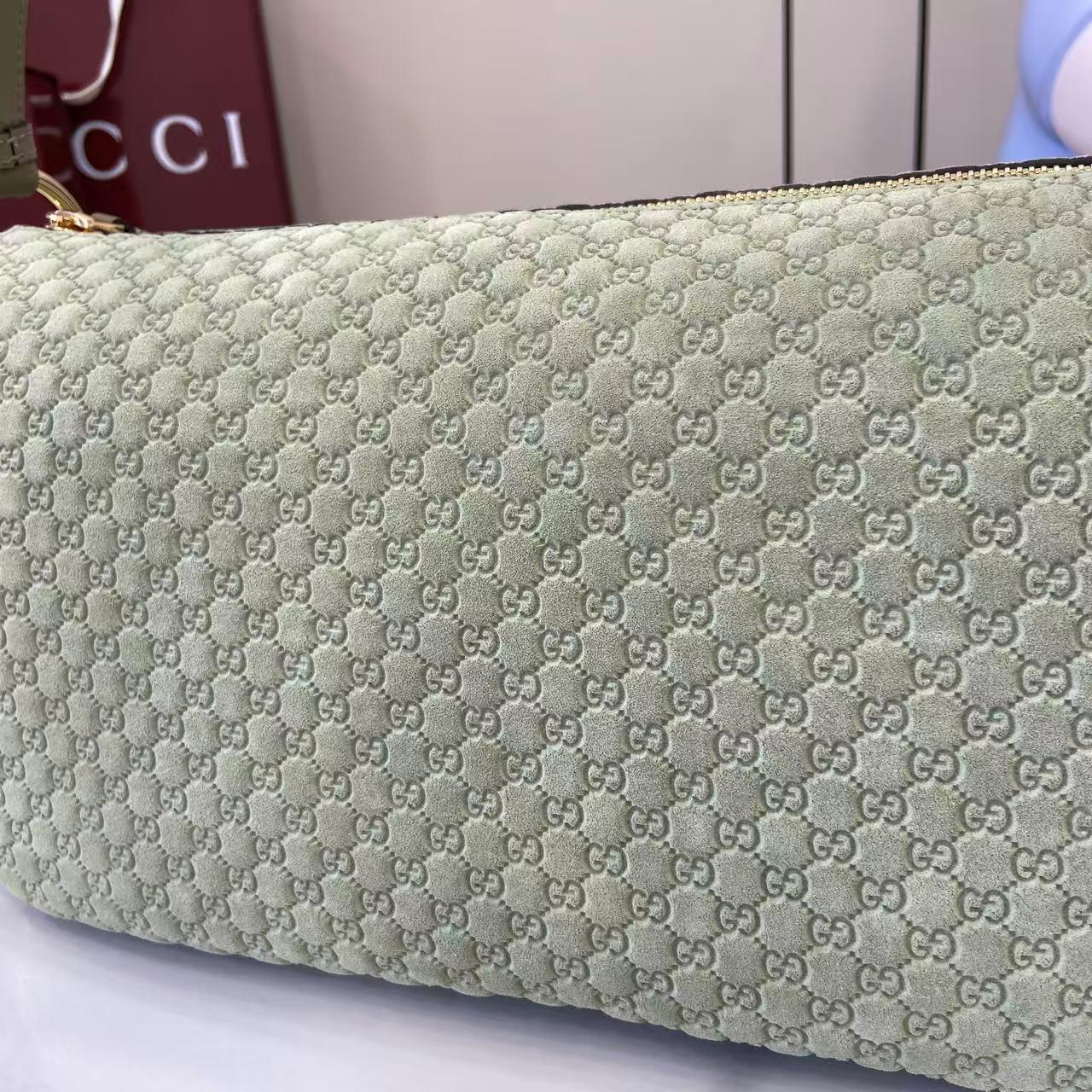 Gucci Half Horsebit Medium Shoulder Bag - DesignerGu