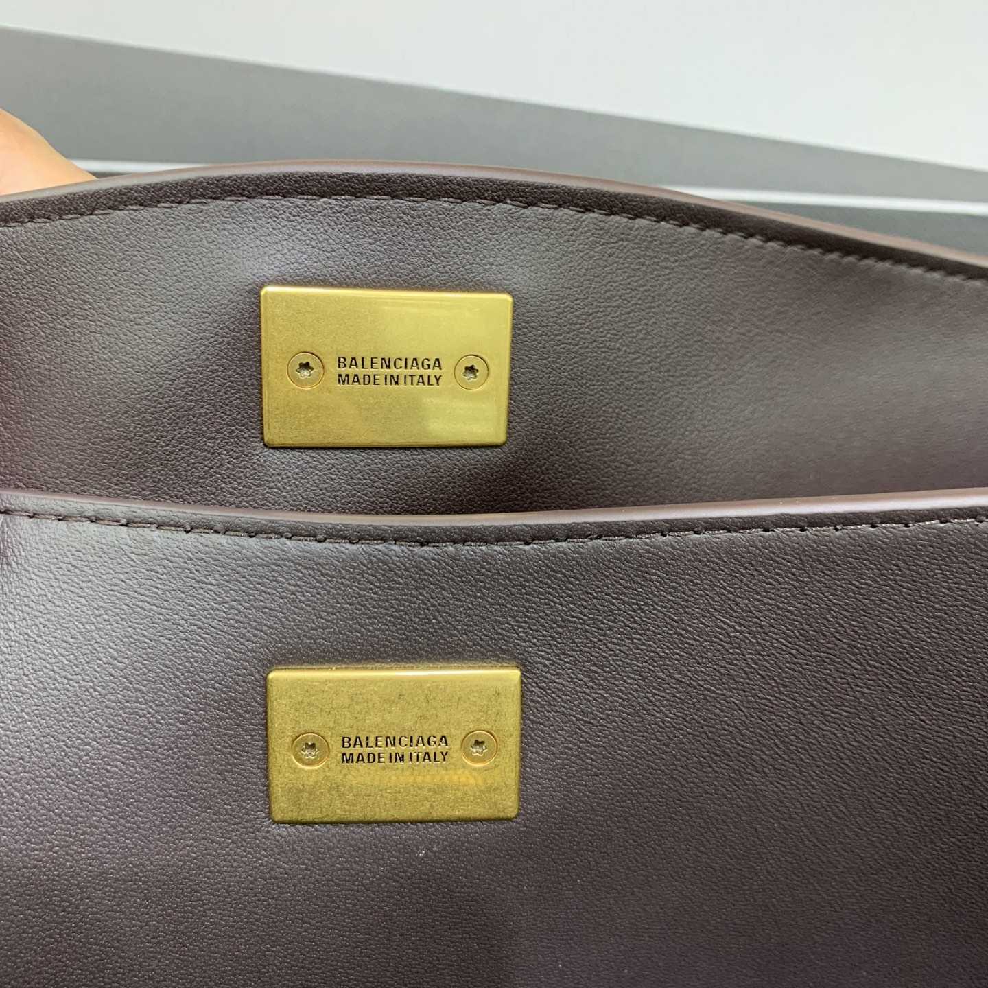 Balenciaga Rodeo Handbag Small In Espresso - DesignerGu