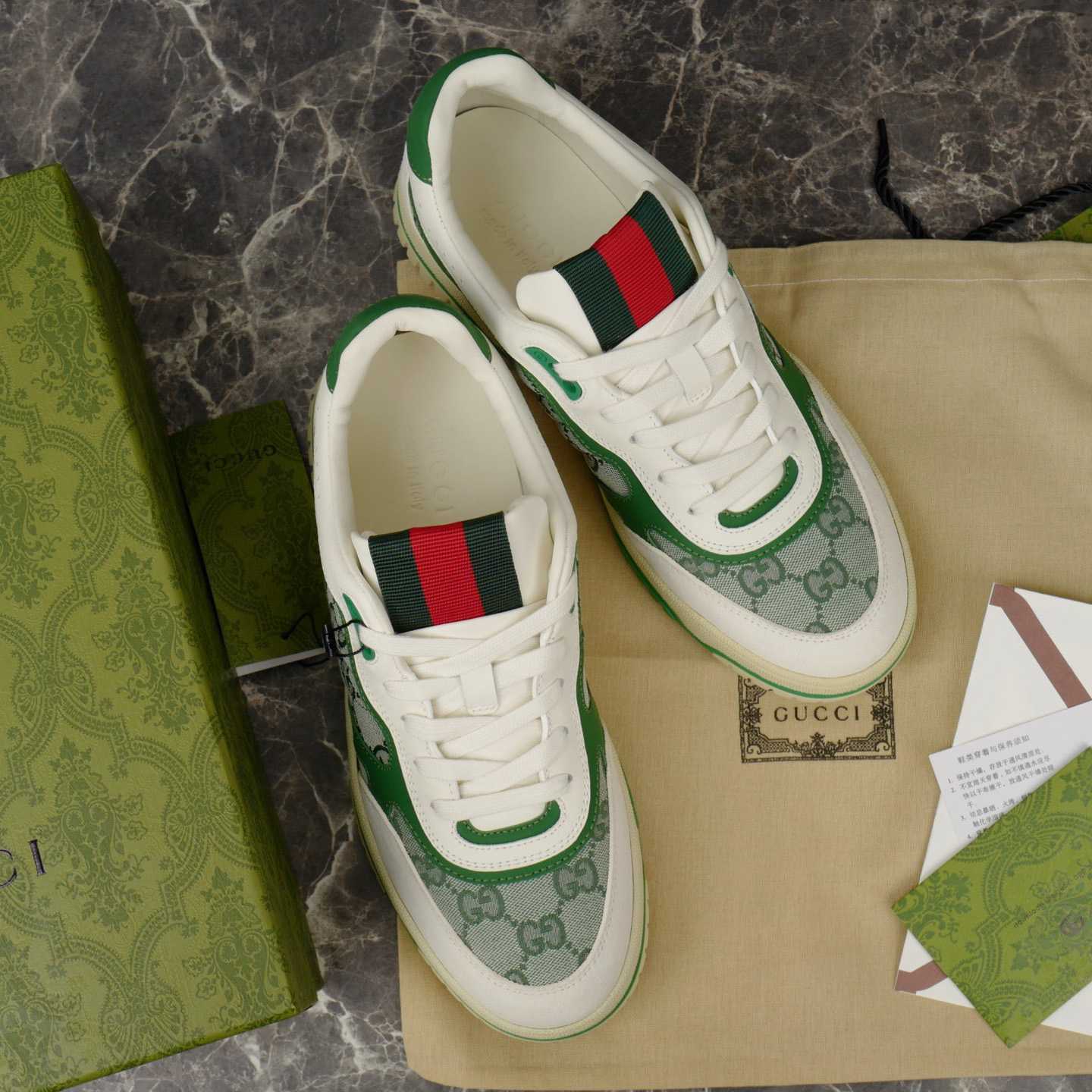 Gucci Re-Web Sneaker - DesignerGu
