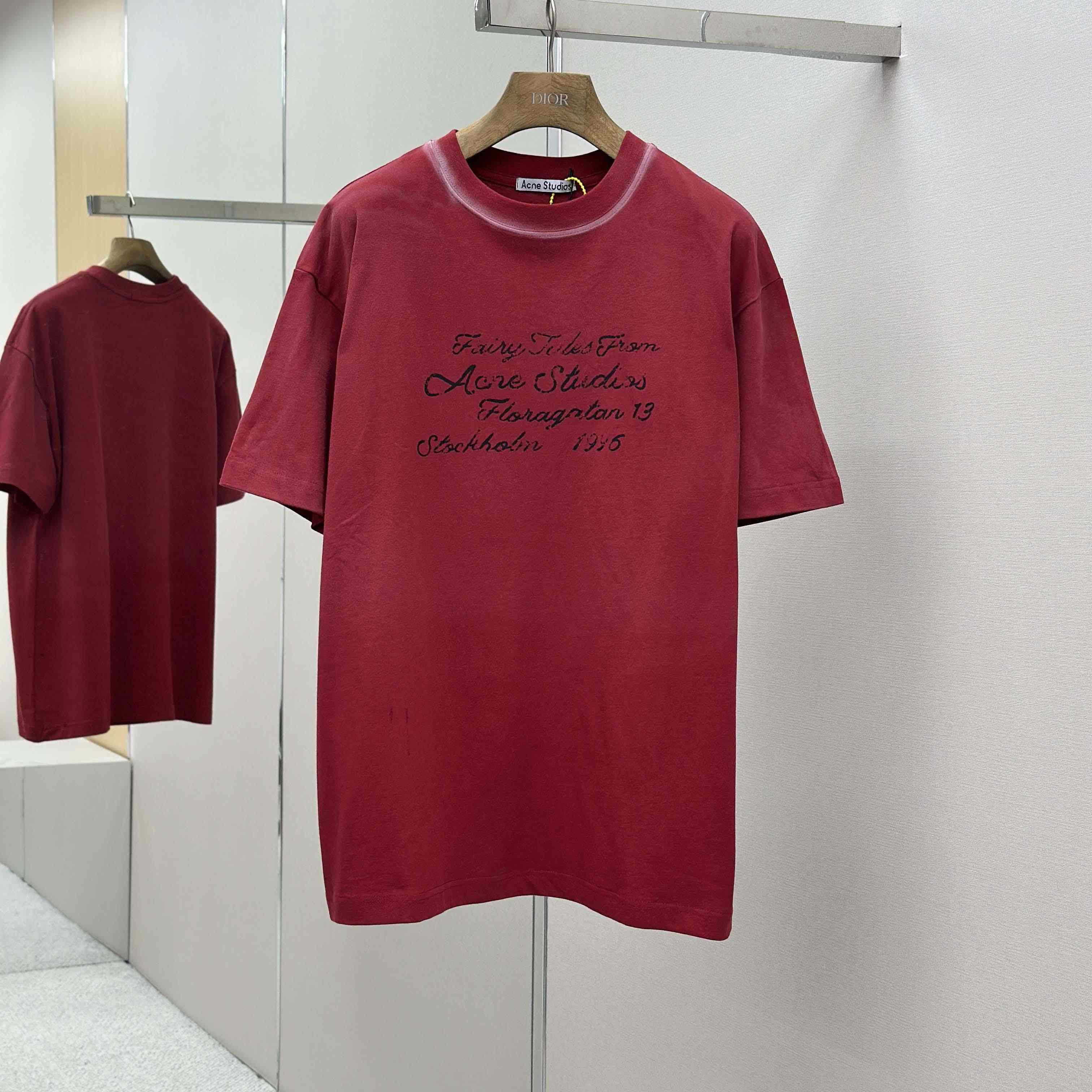 Acne Studios Logo T-shirt  - DesignerGu