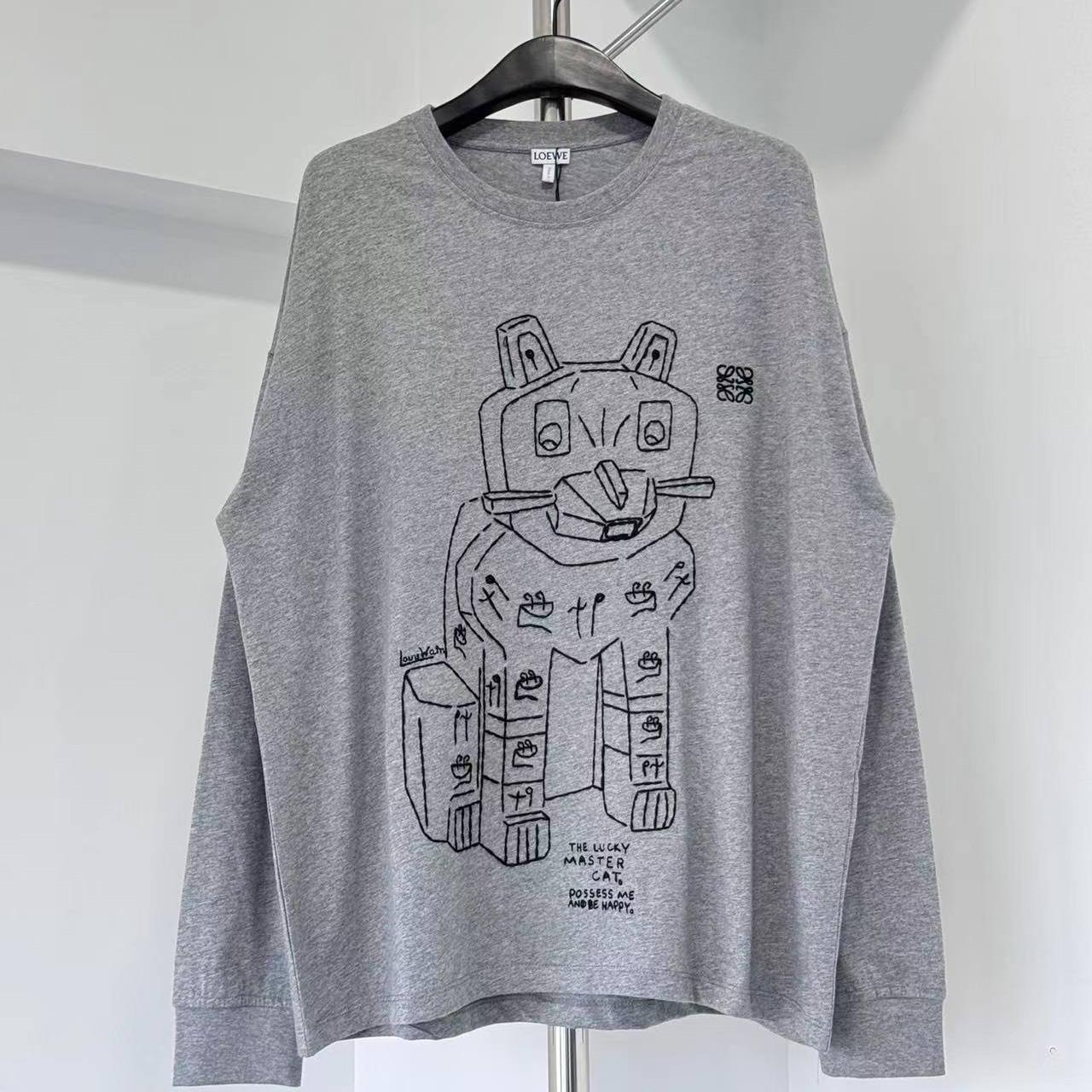 Loewe Long Sleeve T-shirt In Cotton - DesignerGu