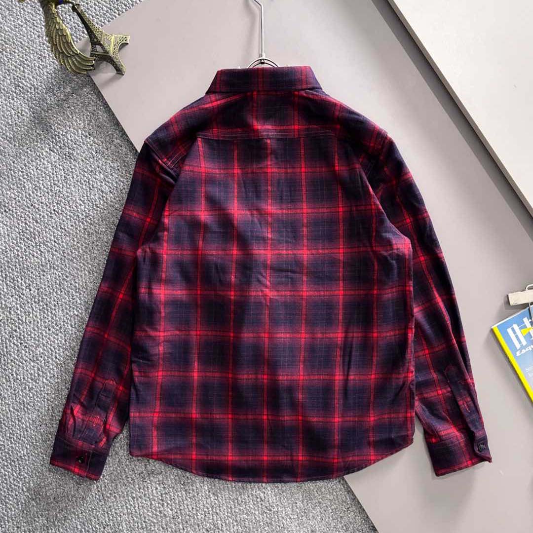 Moncler Checked Cotton Shirt - DesignerGu