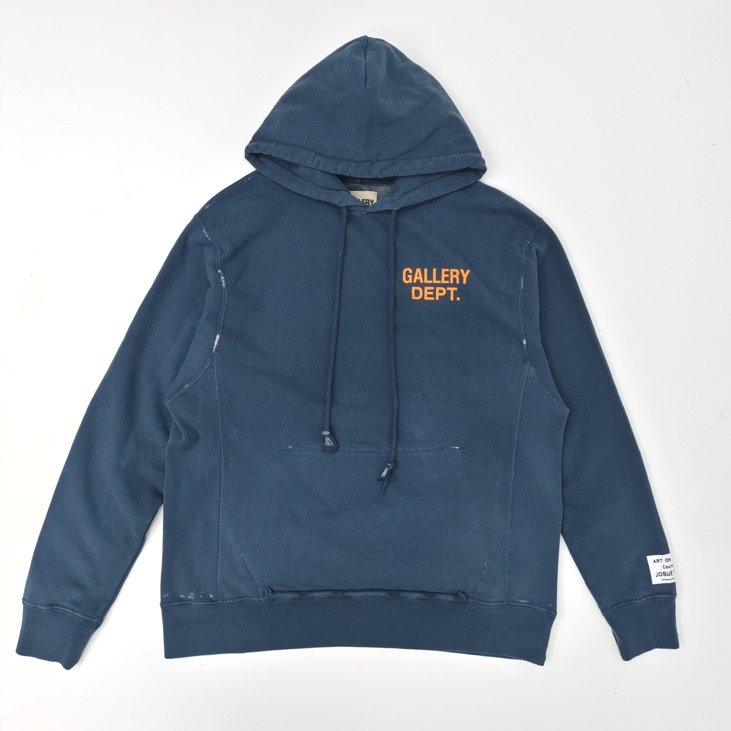 Gallery Dept. Reversible French Logo Hoodie Navy Men's - US - DesignerGu