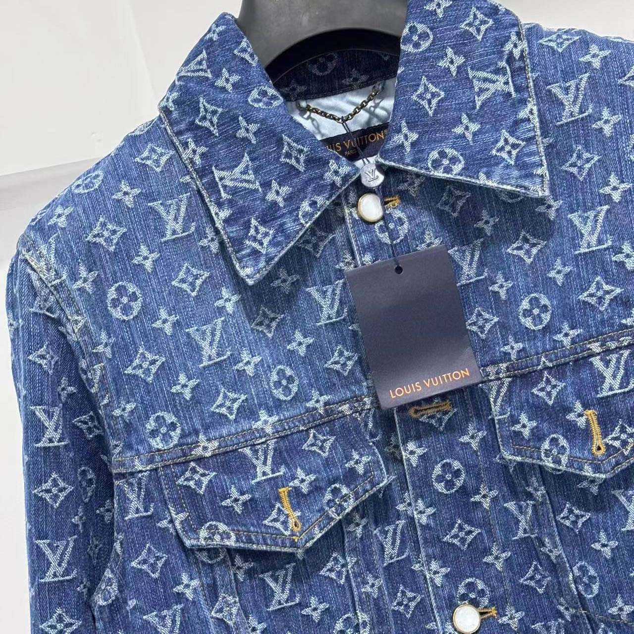 Louis Vuitton Monogram Denim Jacket - DesignerGu