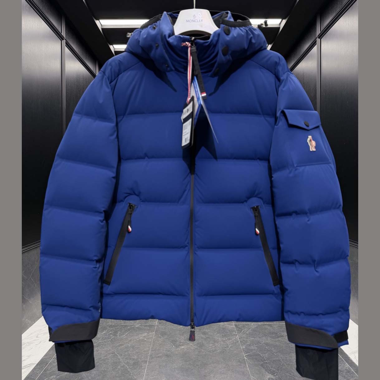 Moncler Grenoble Navy Montgetech Down Jacket - DesignerGu
