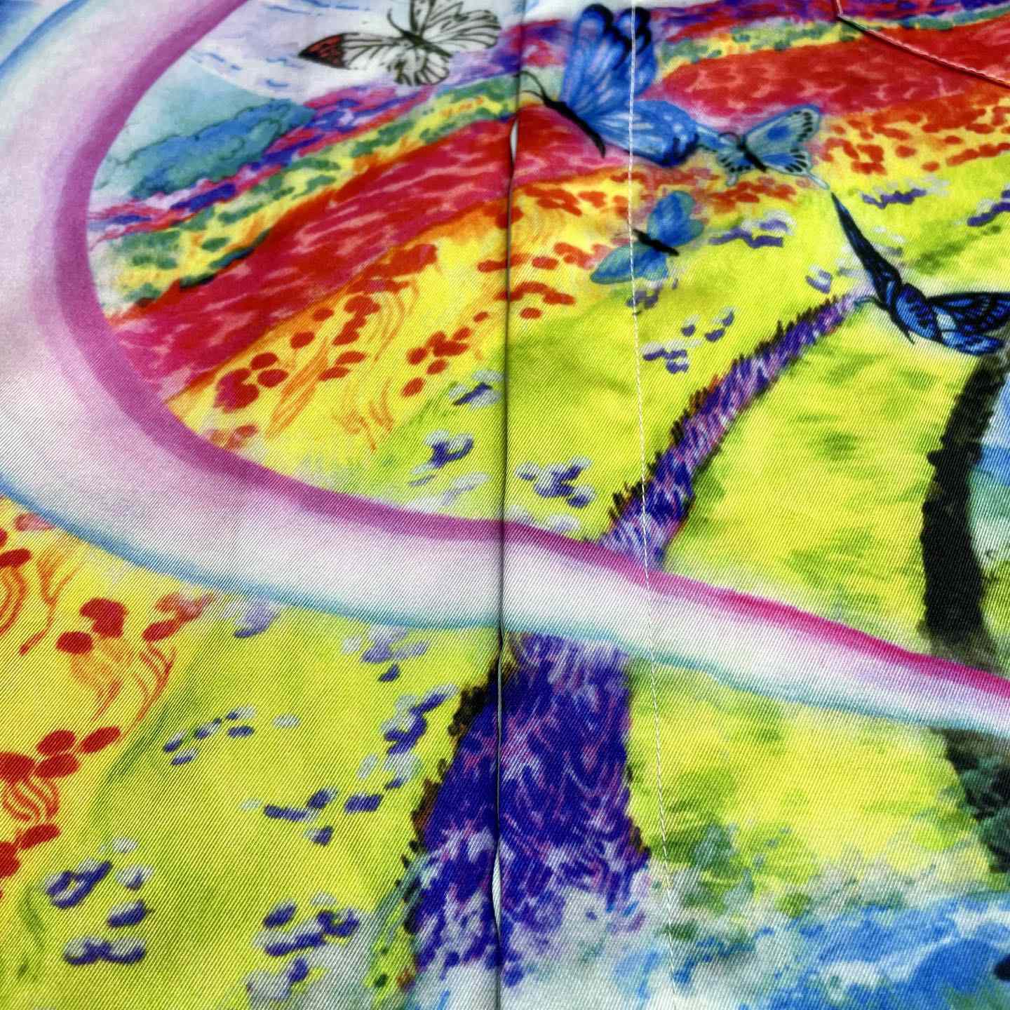 Casablanca Teacher Butterfly Landscape Shirt   CA3562 - DesignerGu