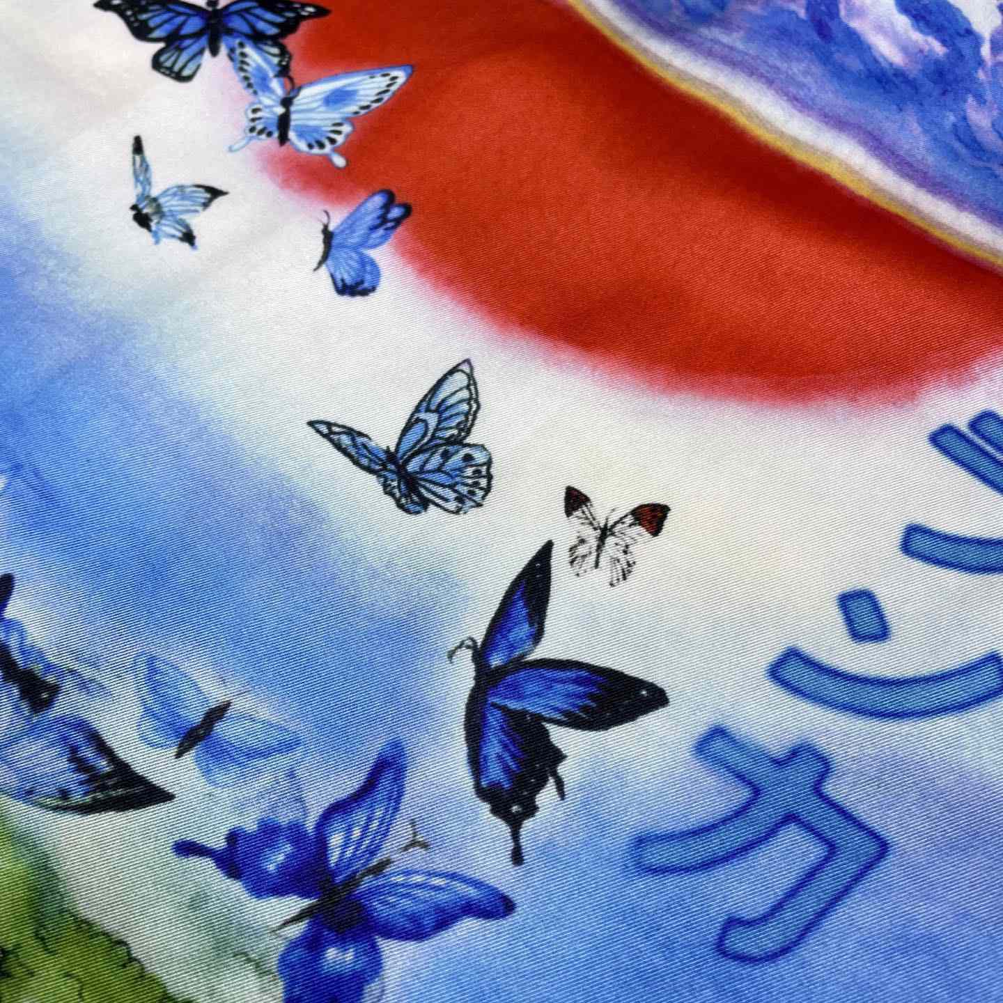 Casablanca Teacher Butterfly Landscape Shirt   CA3562 - DesignerGu