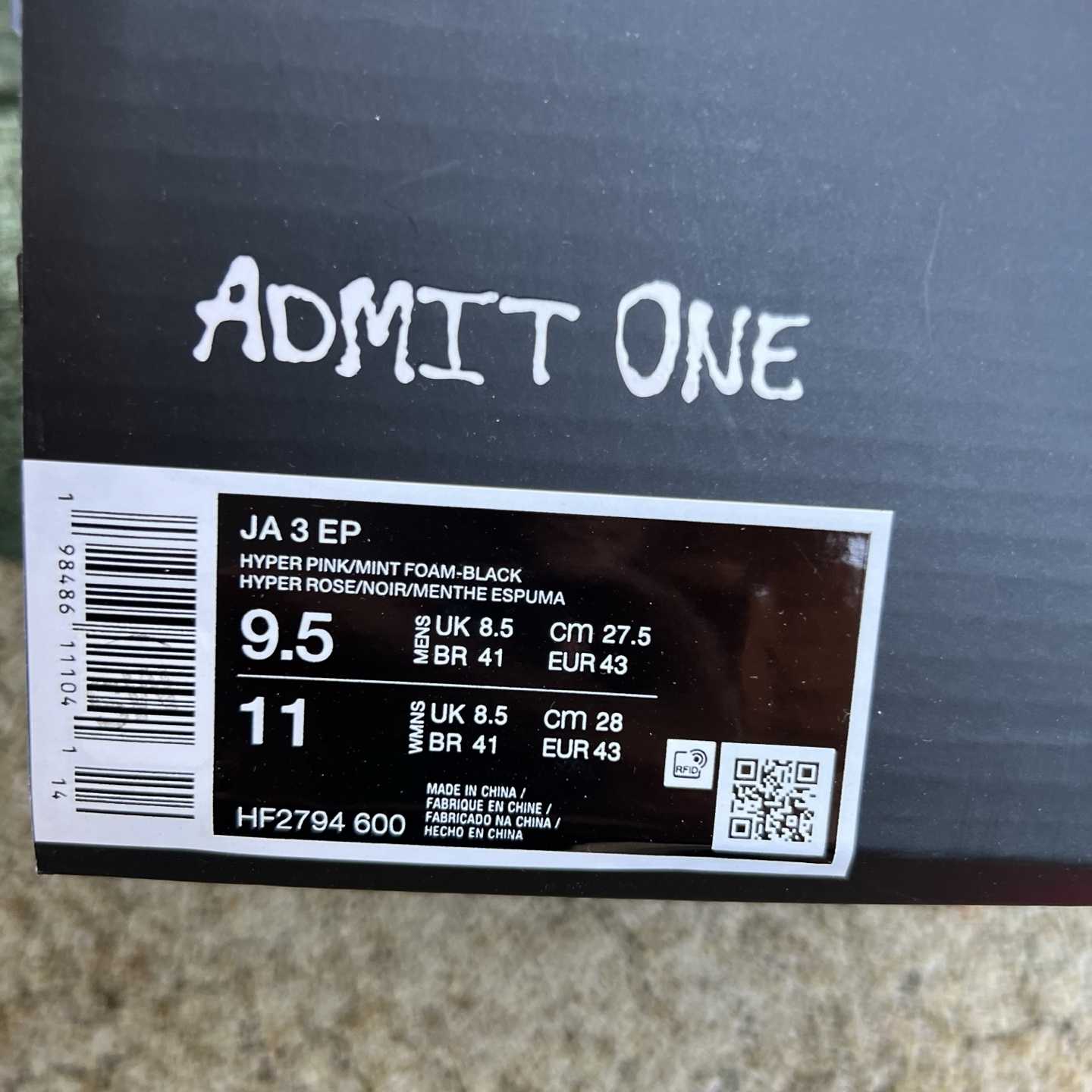 Nike JA 3 EP   HF2794-600 - DesignerGu