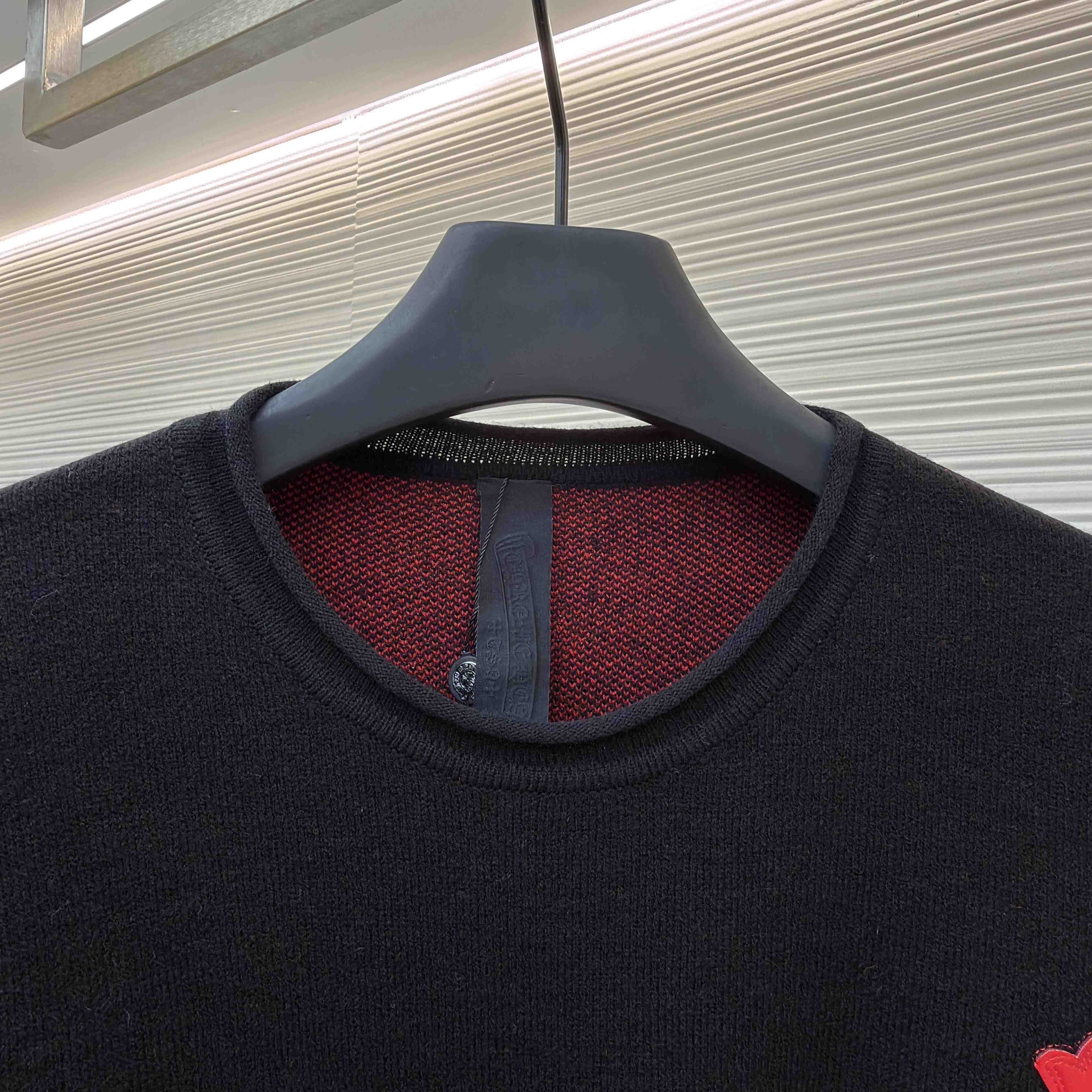 Chrome Hearts Cashmere Cross Patch Sweater  - DesignerGu