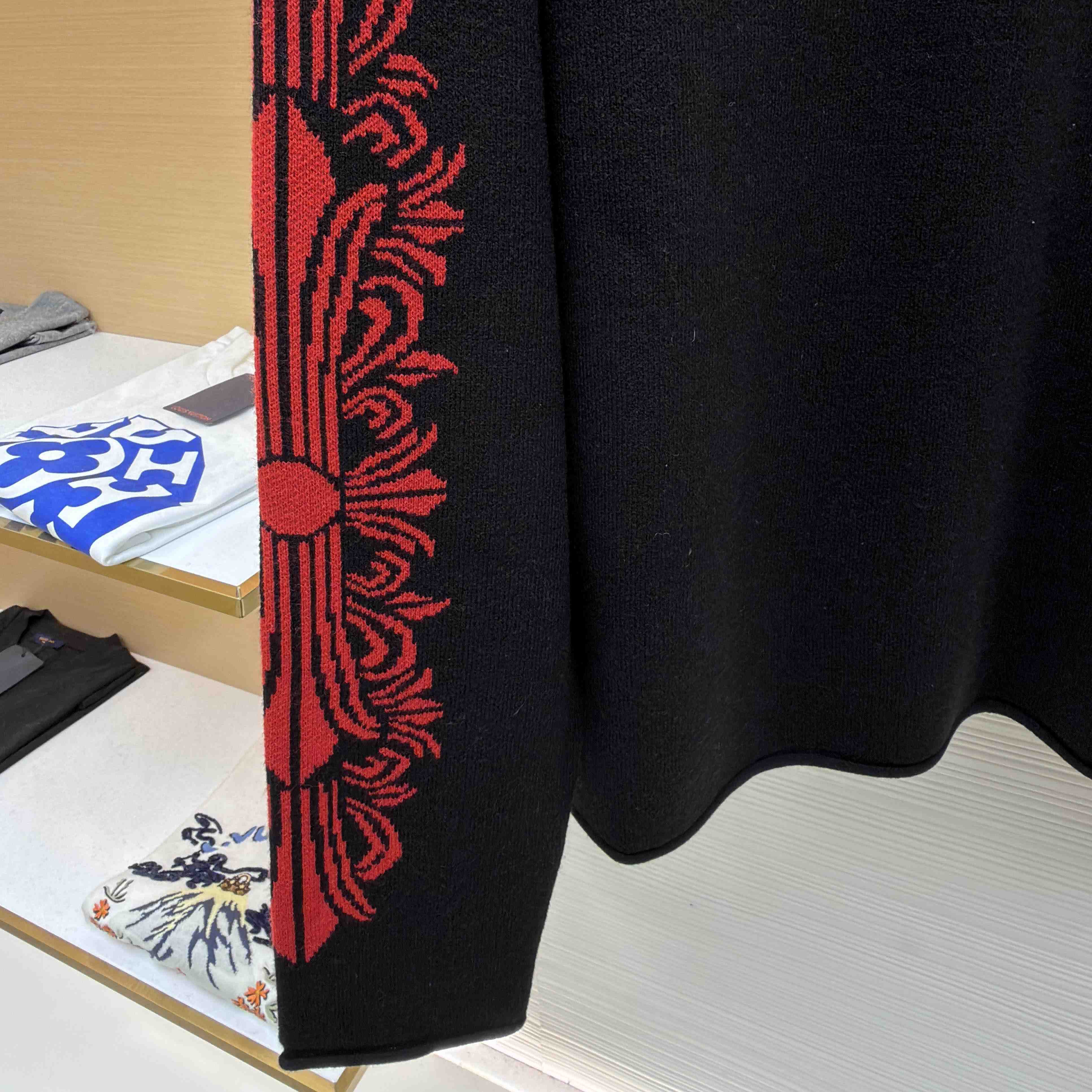 Chrome Hearts Cashmere Cross Patch Sweater  - DesignerGu