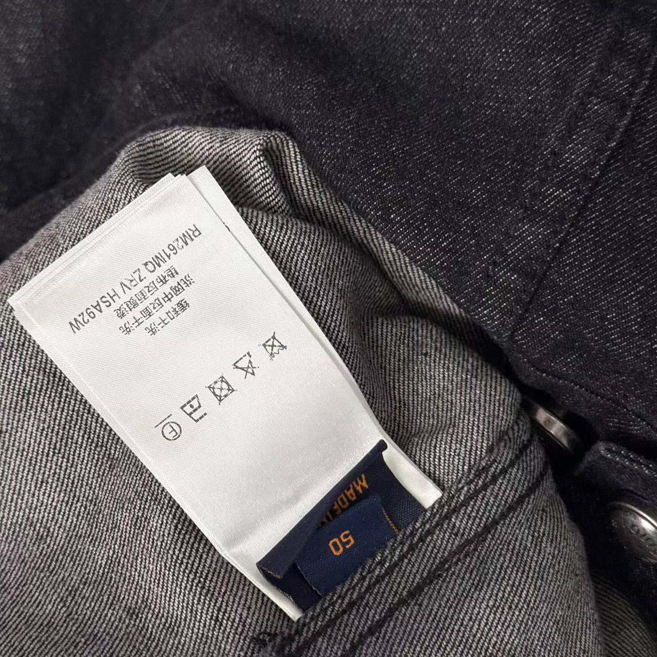 Louis Vuitton Monogram Destroy Denim Trucker Jacket - DesignerGu