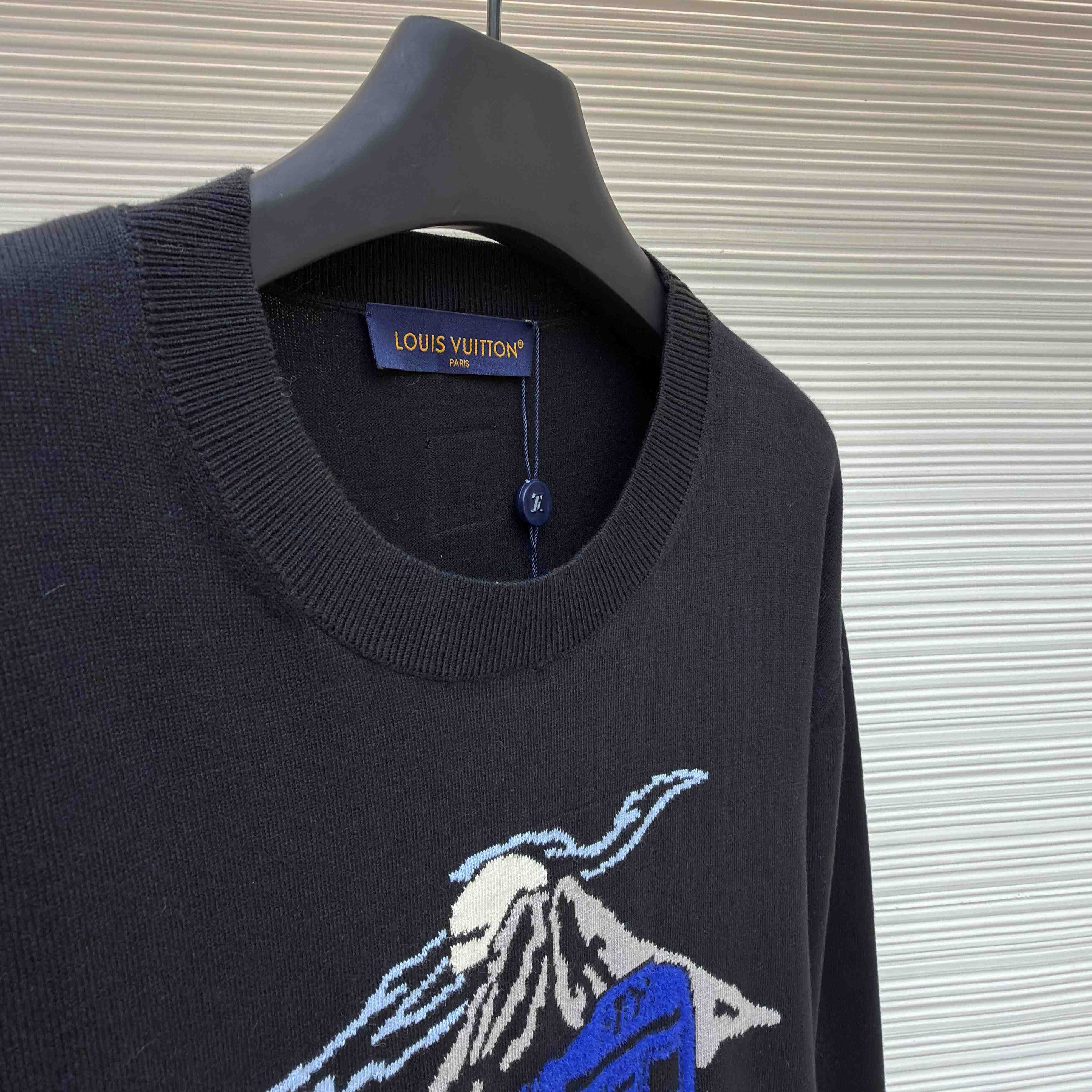 Louis Vuitton Knitted Long-Sleeved Crewneck   1AIMCA - DesignerGu