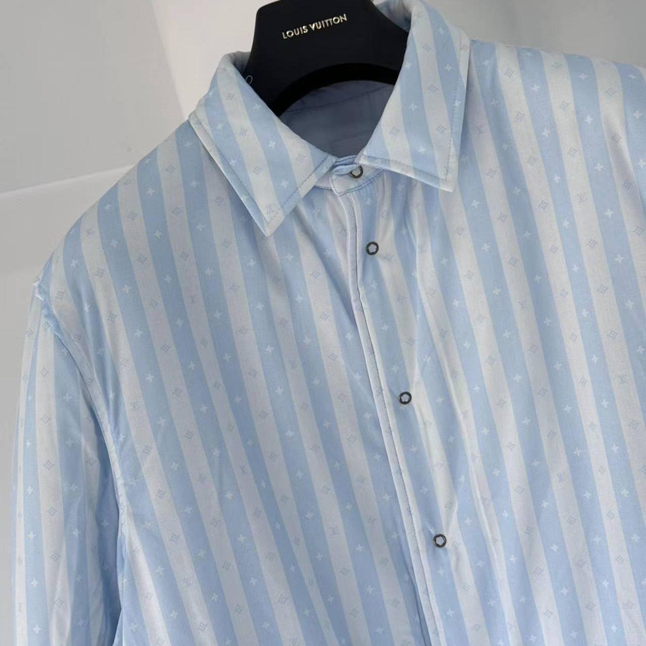 Louis Vuitton Reversible Padded Long-Sleeved Overshirt - DesignerGu
