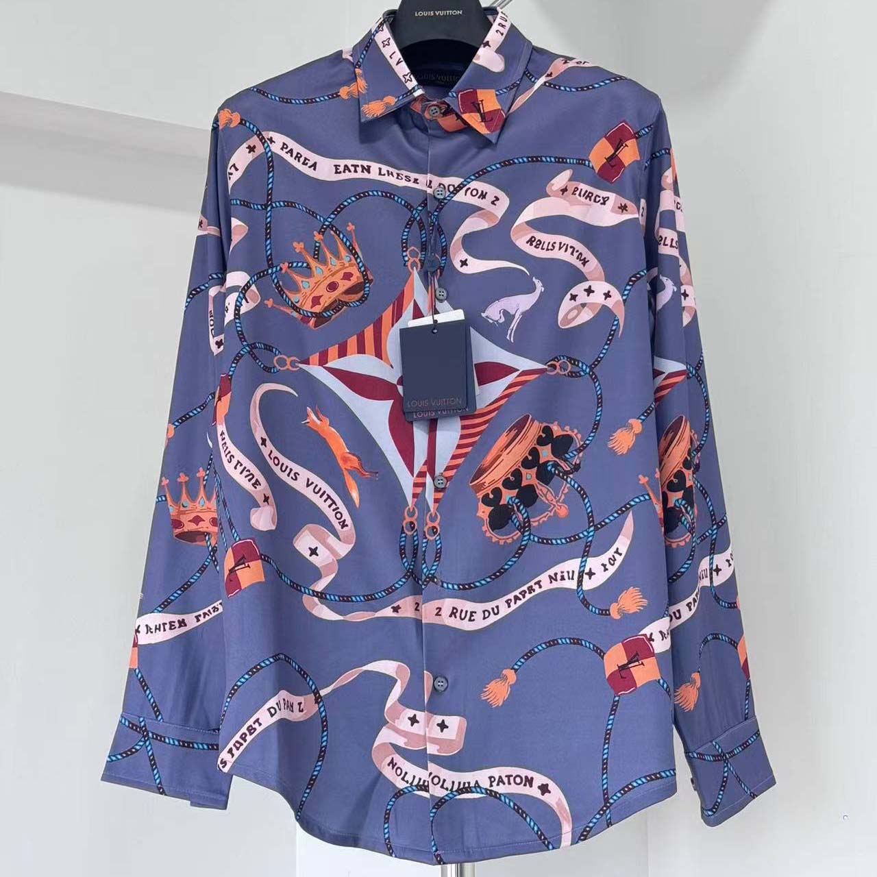 Louis Vuitton Printed Silk Shirt - DesignerGu