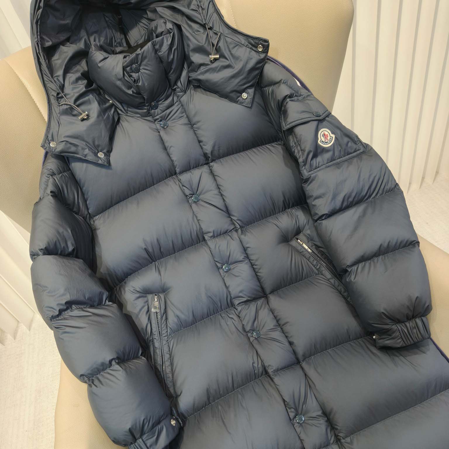 Moncler Hanoverian Hooded Long Down Jacket  - DesignerGu