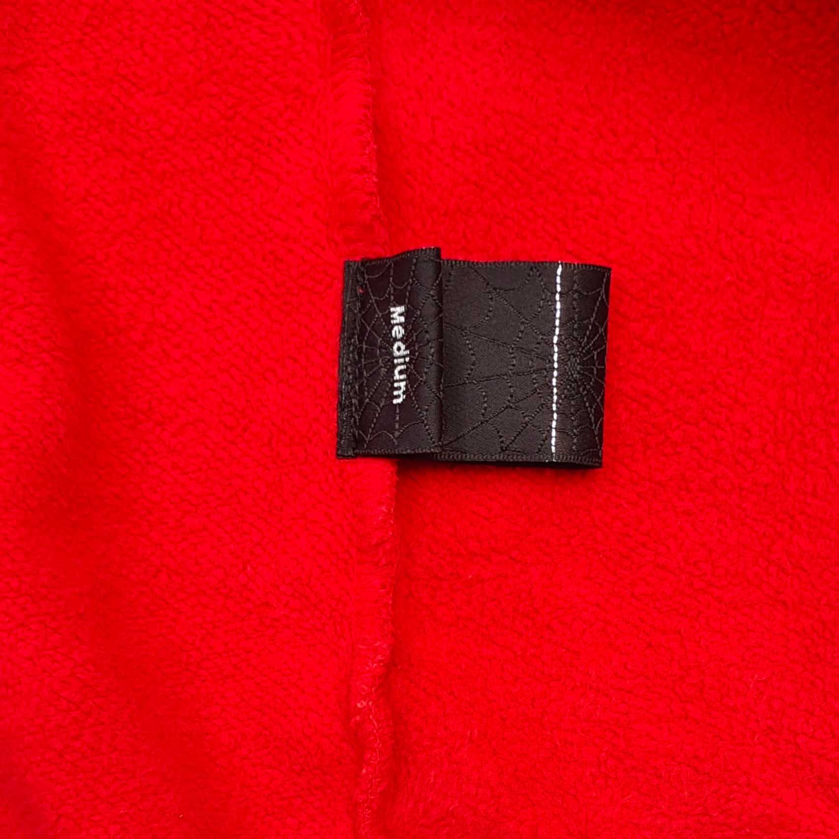 Sp5der Og Web V2 Hoodie 'Red' - DesignerGu