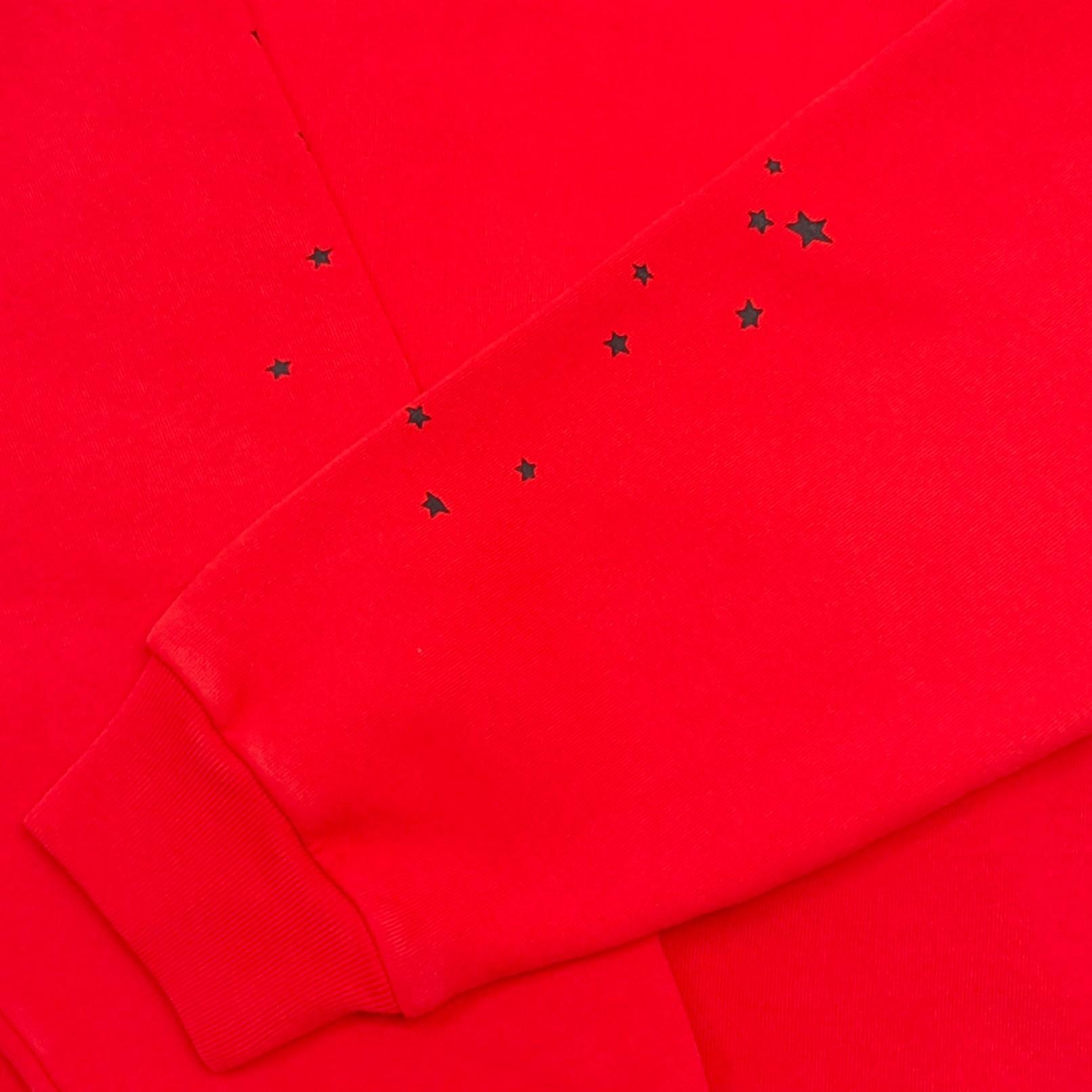 Sp5der Og Web V2 Hoodie 'Red' - DesignerGu