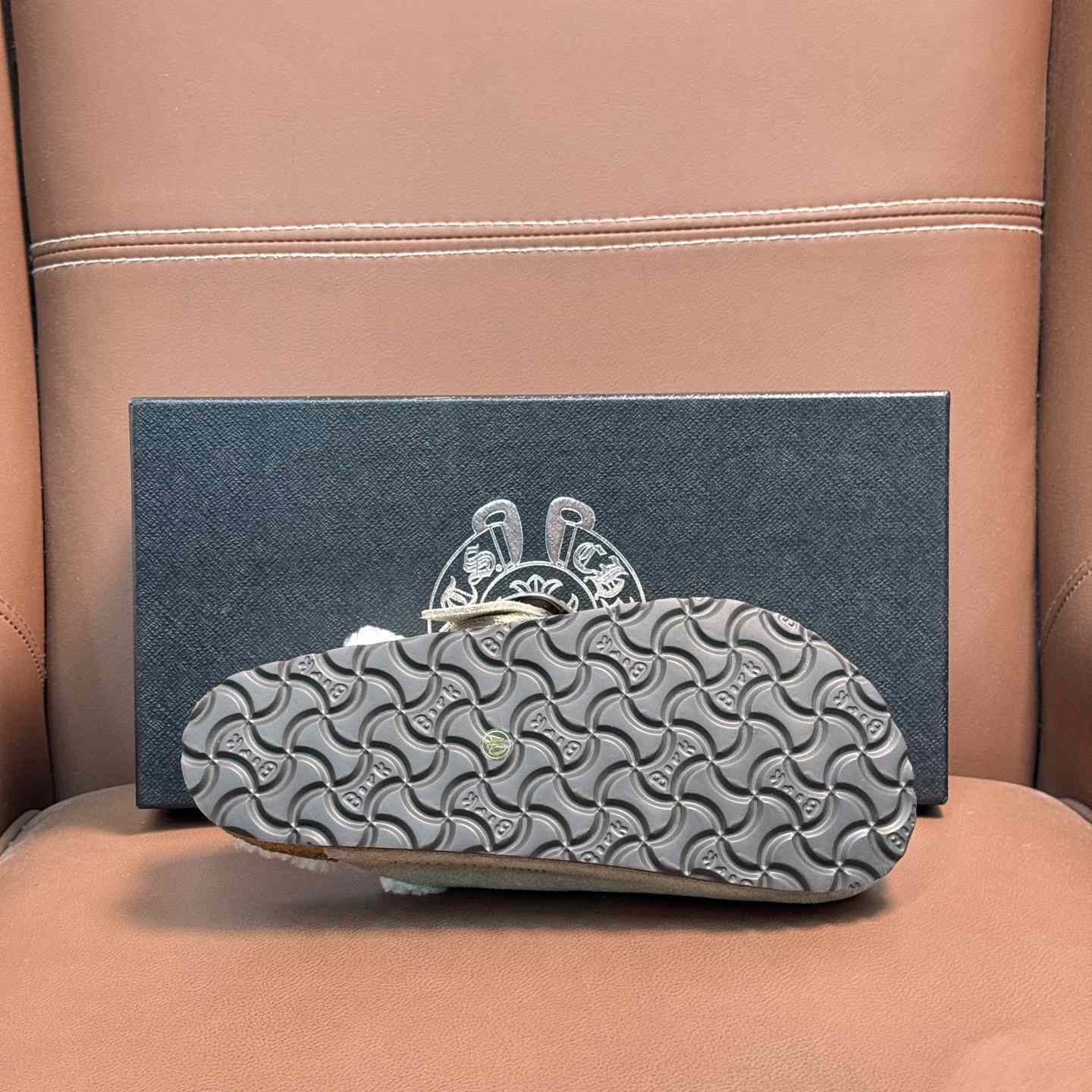 Chrome Hearts Birkenstock Boston Suede Sandals  - DesignerGu