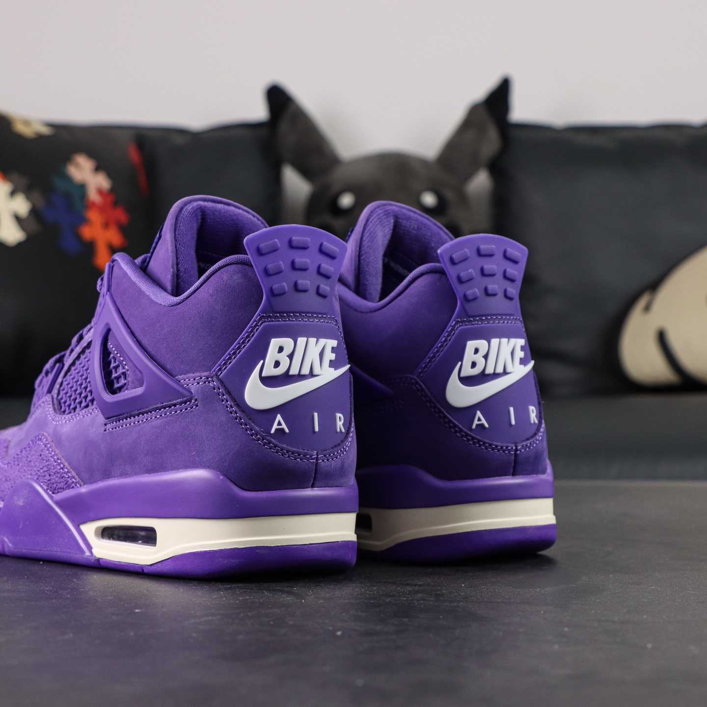 Nigel Sylvester x Air Jordan 4 Retro “Purple Brick” HF4340-500 | Size 36–48.5 - DesignerGu