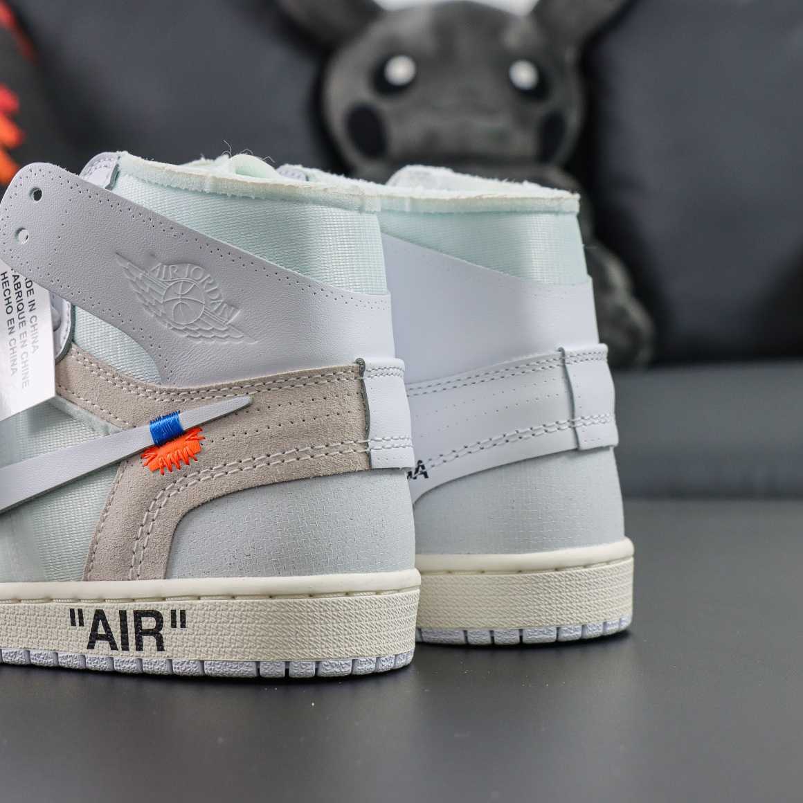 Off-White x Air Jordan 1 Retro High OG Sneaker    AQ0818-100 - DesignerGu