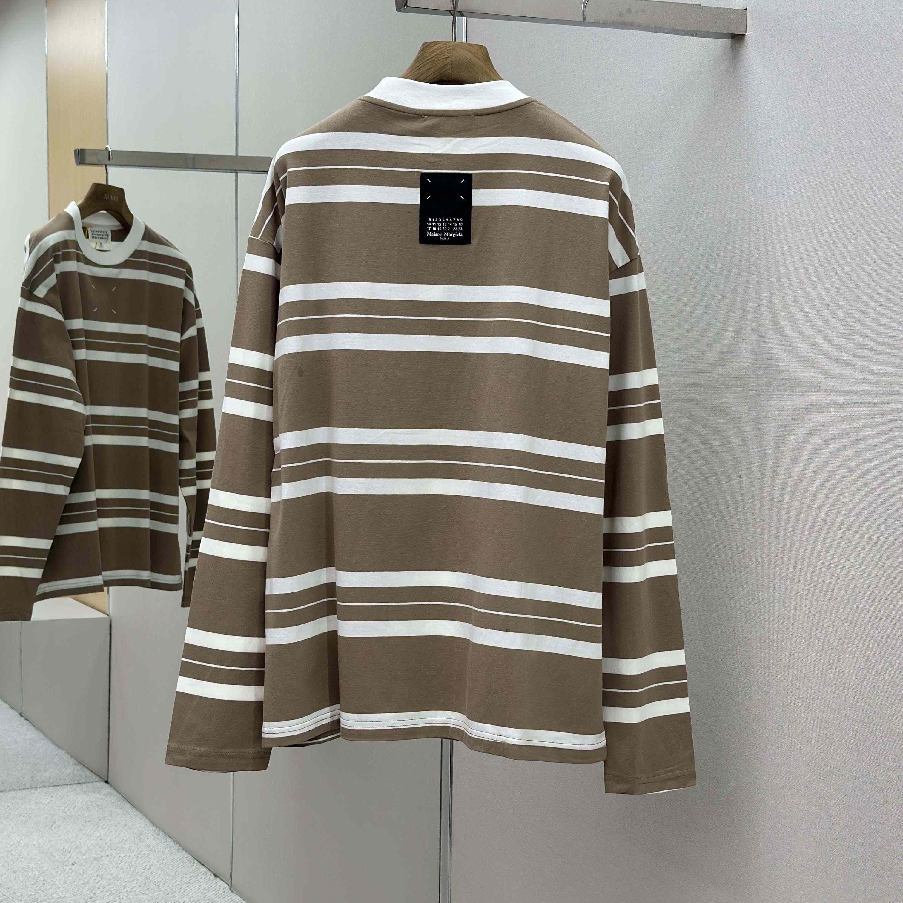 Maison Margiela Striped Long-sleeved - DesignerGu